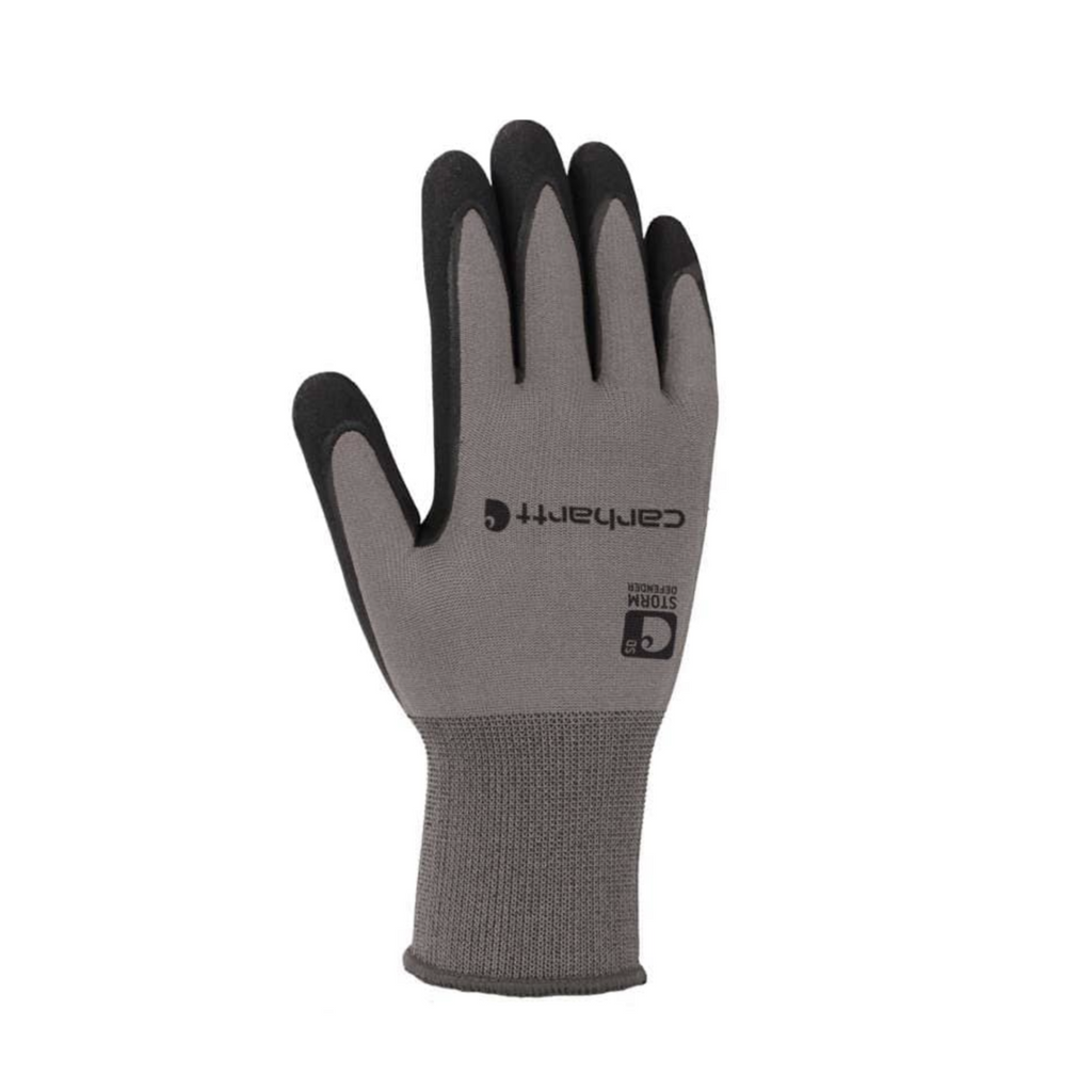Carhartt Men's Thermal Wb Nitrile Grip Glove Grey 2XL