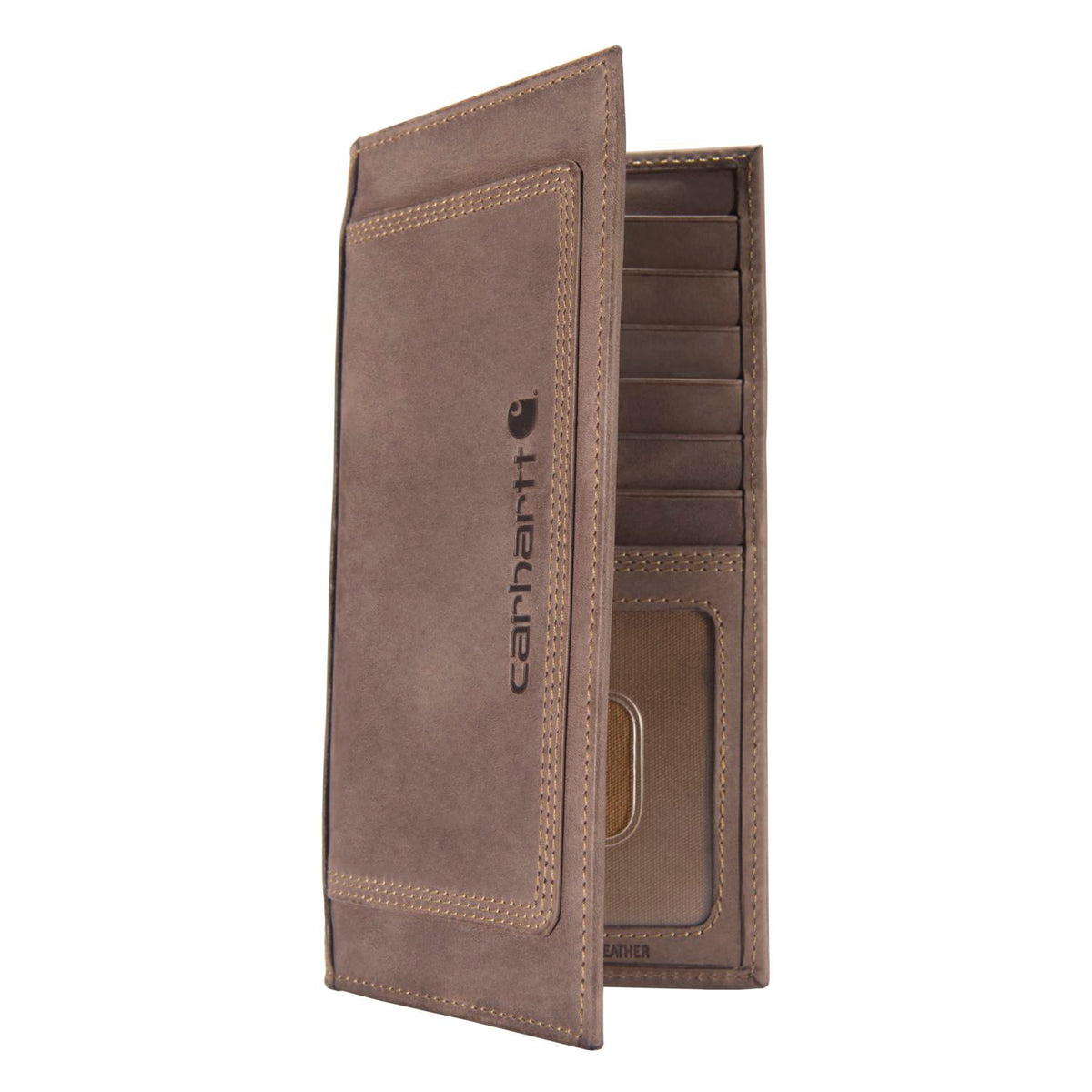 Carhartt Men's Leather Triple Stitched Rodeo Wallet Wallets Carhartt