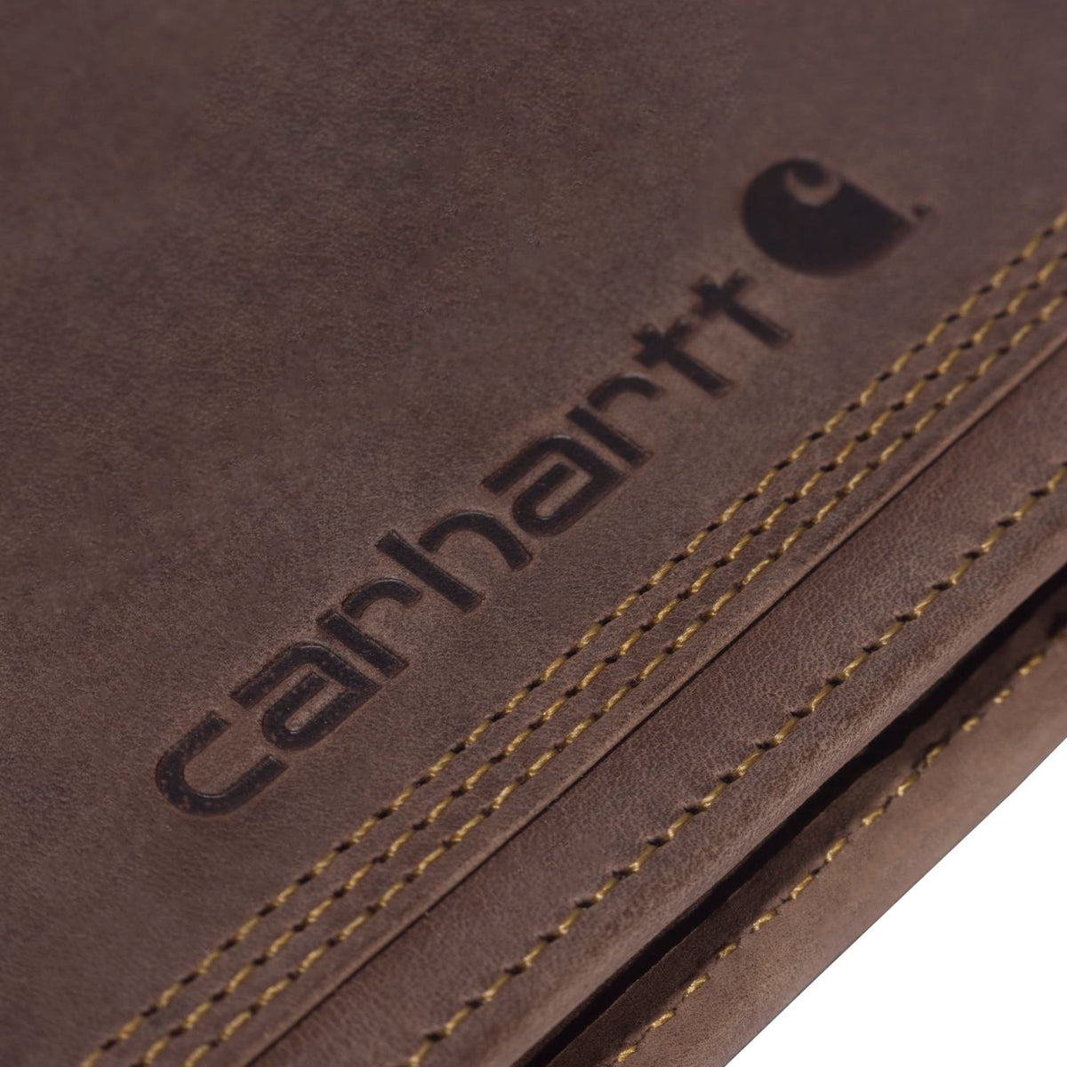 Carhartt Men's Leather Triple Stitched Rodeo Wallet Wallets Carhartt