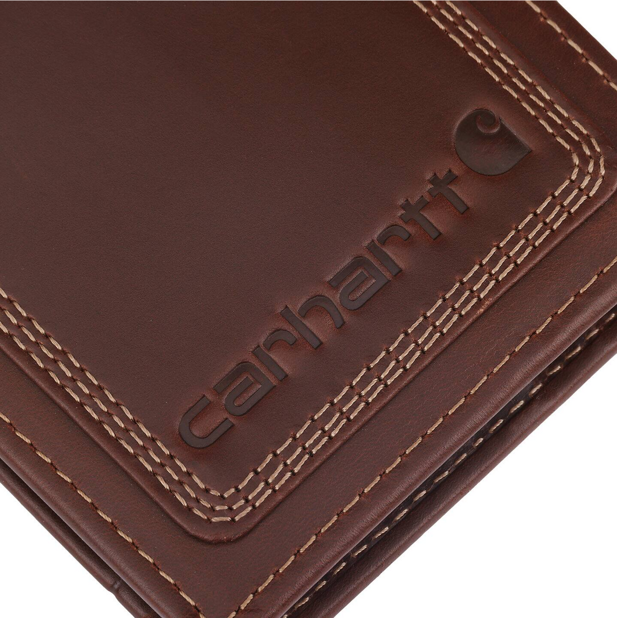 Carhartt Leather Triple-Stitched Passcase