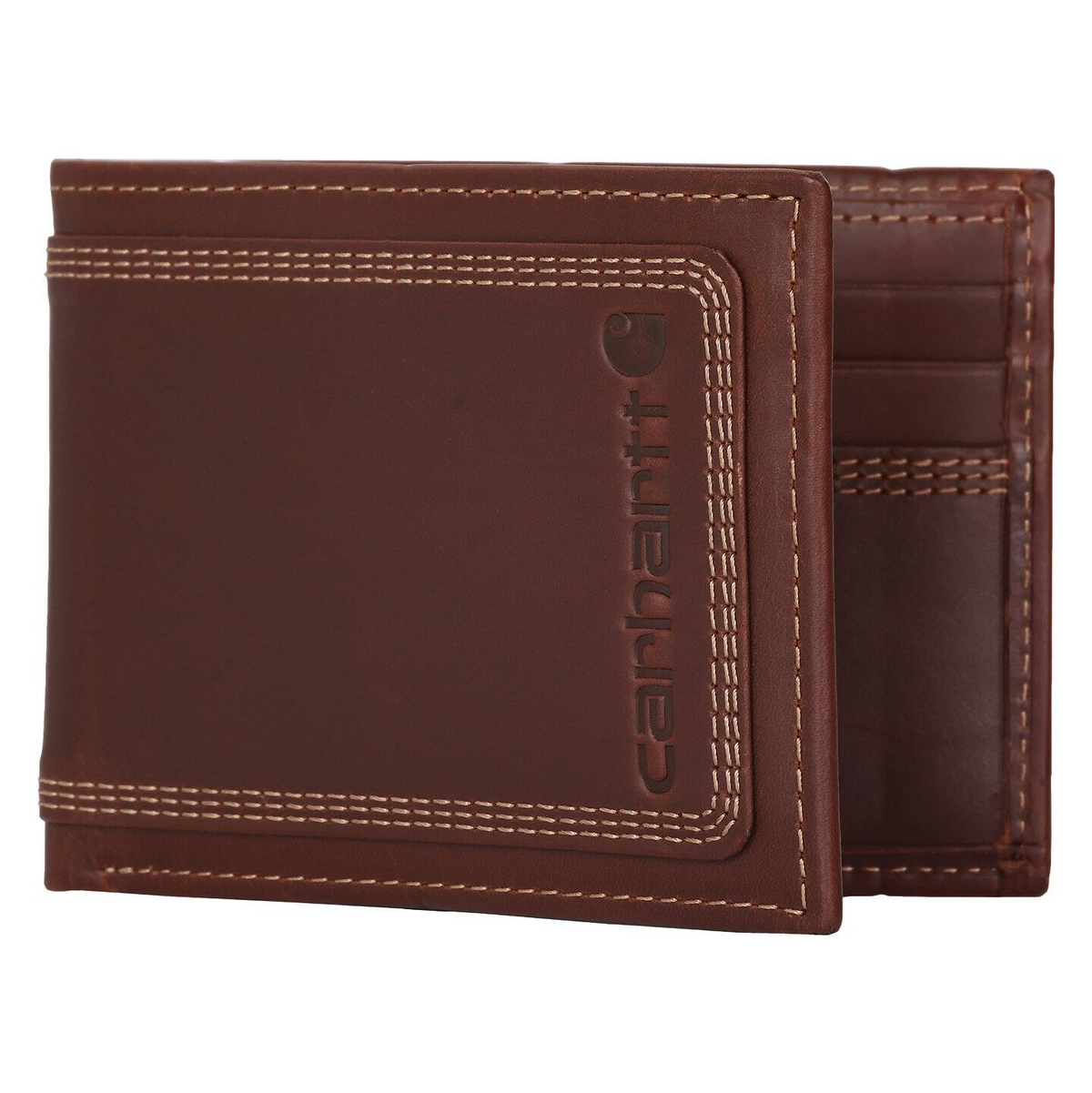 Carhartt Leather Triple-Stitched Passcase
