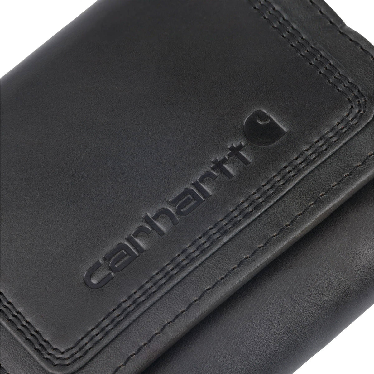 Carhartt Leather Triple-Stitched Trifold Wallet