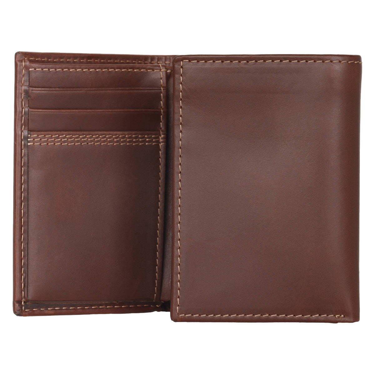 Carhartt Leather Triple-Stitched Trifold Wallet
