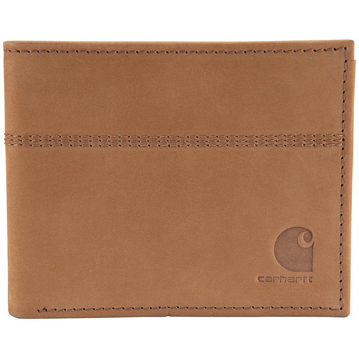 Carhartt Saddle Leather Bifold Wallet Wallets Carhartt Brown OS