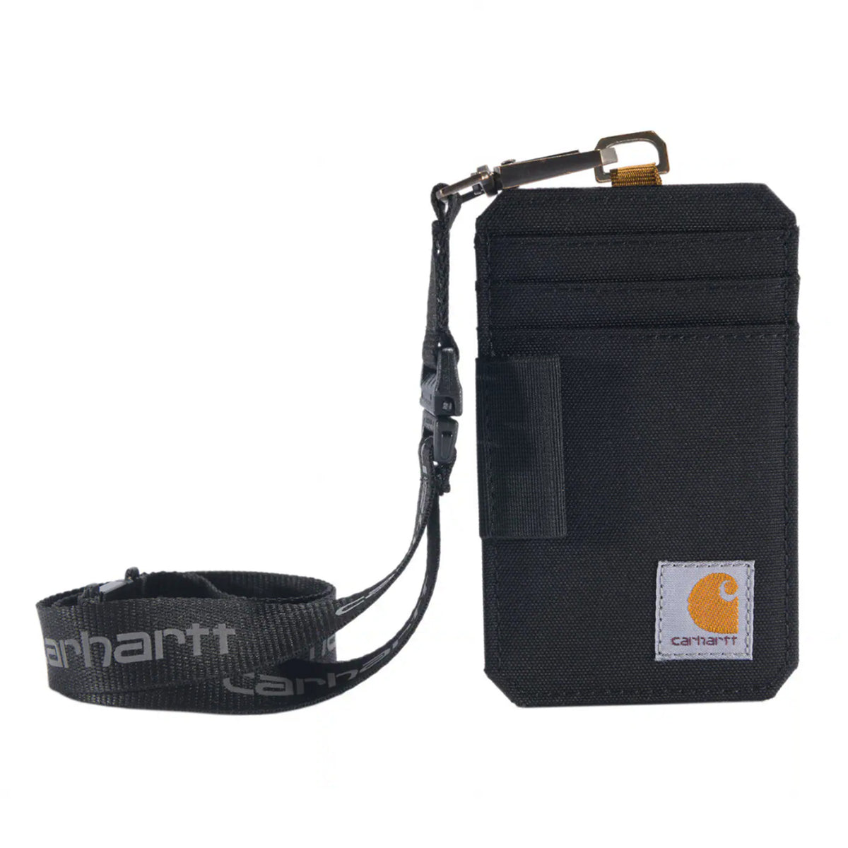 Carhartt Nylon Duck ID Holder and Lanyard Wallets Carhartt Black OS