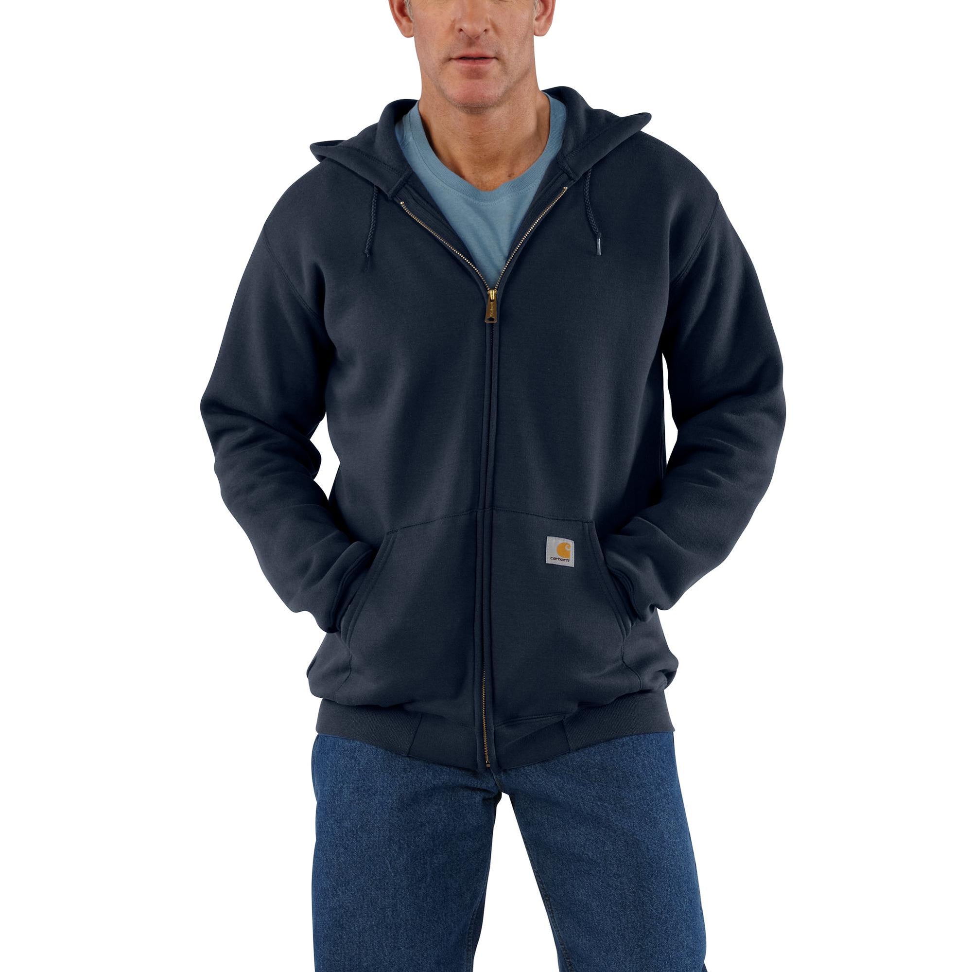 Carhartt Men's Midweight Zip Hooded Sweatshirt_New Navy - Work World - Workwear, Work Boots, Safety Gear