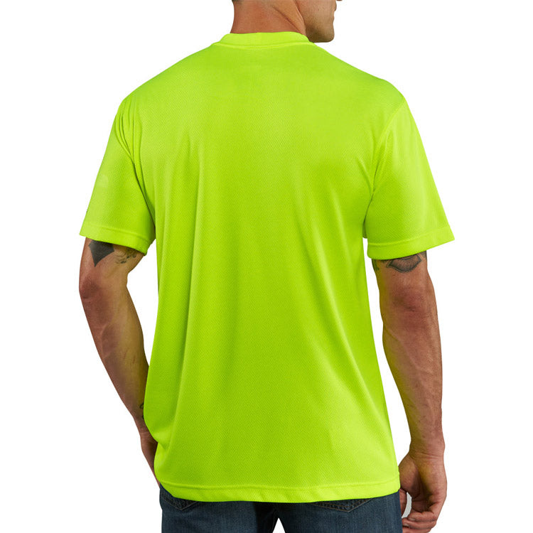 Carhartt Men&#39;s Force Color Enhanced Hi-Vis Short Sleeve T-Shirt - Work World - Workwear, Work Boots, Safety Gear