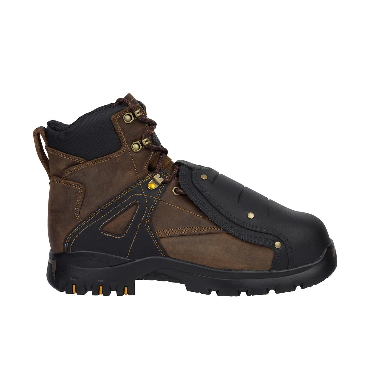 Carolina Men's Miter Ext 6” Waterproof Tiger D3o® External Met Guard Comp Toe Work Boot Work Boots Carolina Bandit Walnut 10 2E