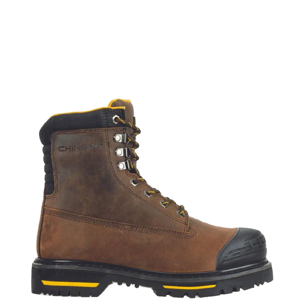 Chinook Footwear Men&#39;s Tarantula 8&quot; Steel Toe Work Boot_Brown - Work World - Workwear, Work Boots, Safety Gear