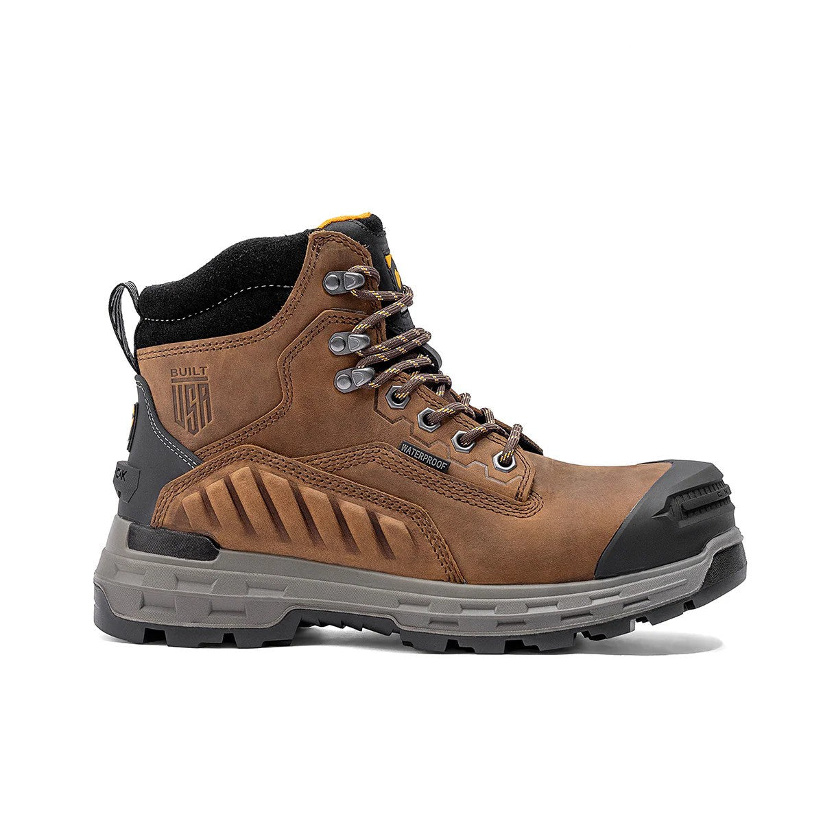 Chinook Footwear Men's Wildwood 6" Waterproof Comp Toe Work Boot Work Boots Chinook Footwear Brown 10 M/W