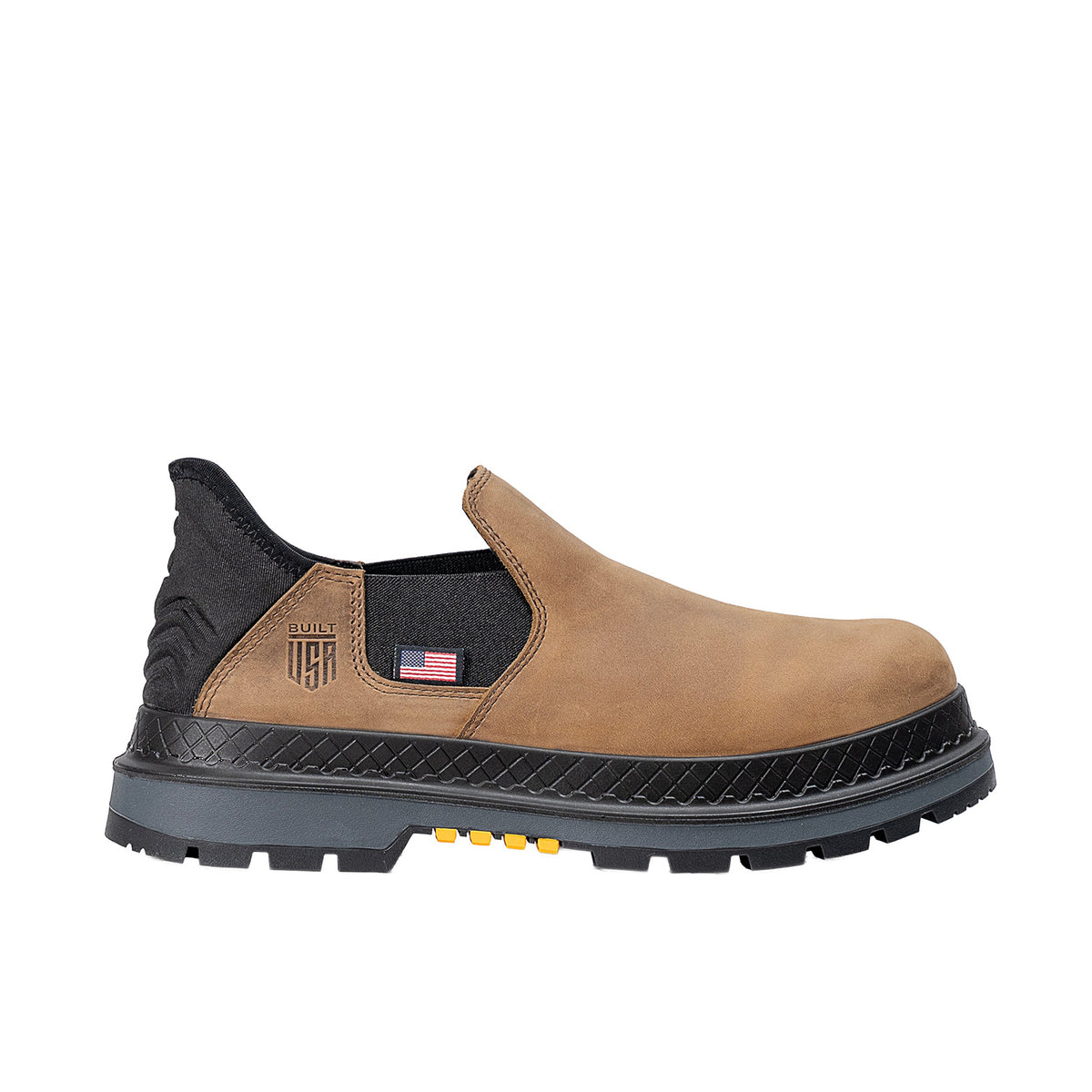 Chinook Men's Buckman Hands Free Romeo Work Shoes Chinook Footwear Brown 10 M/W