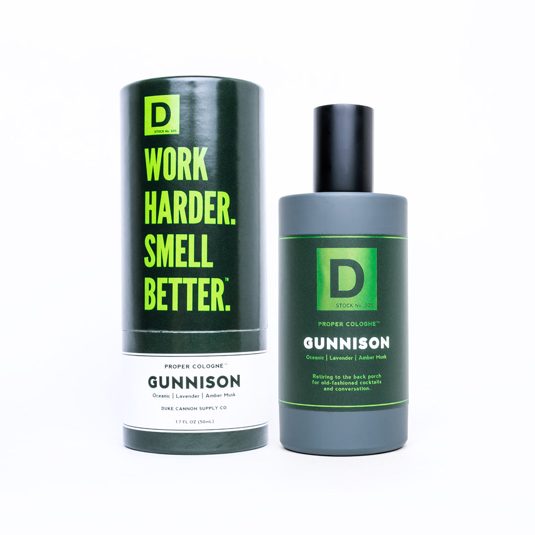 Duke Cannon Gunnison Proper Cologne - Work World - Workwear, Work Boots, Safety Gear