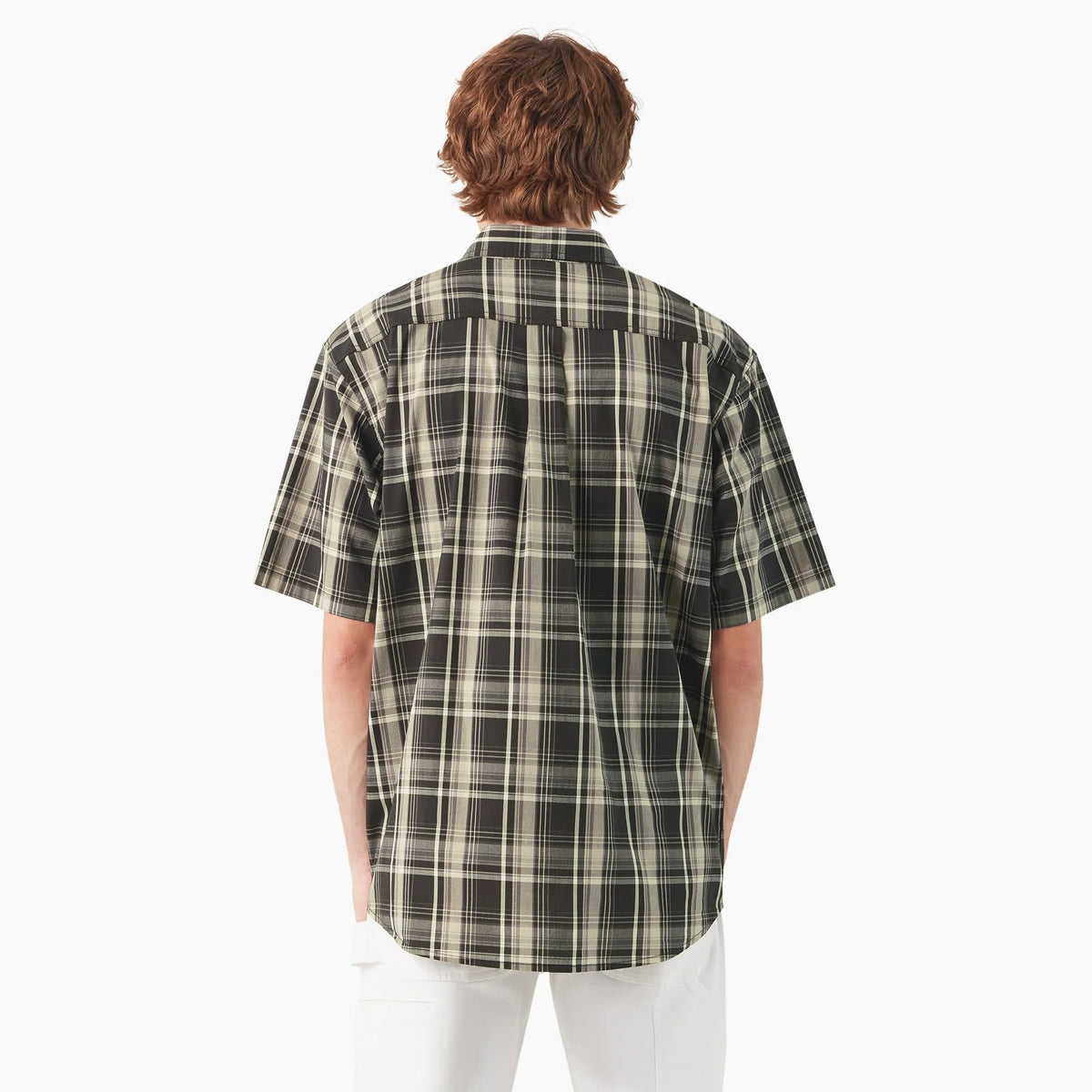 Dickies Men's FLEX Woven Short Sleeve Button-Down Shirt - Work World - Workwear, Work Boots, Safety Gear