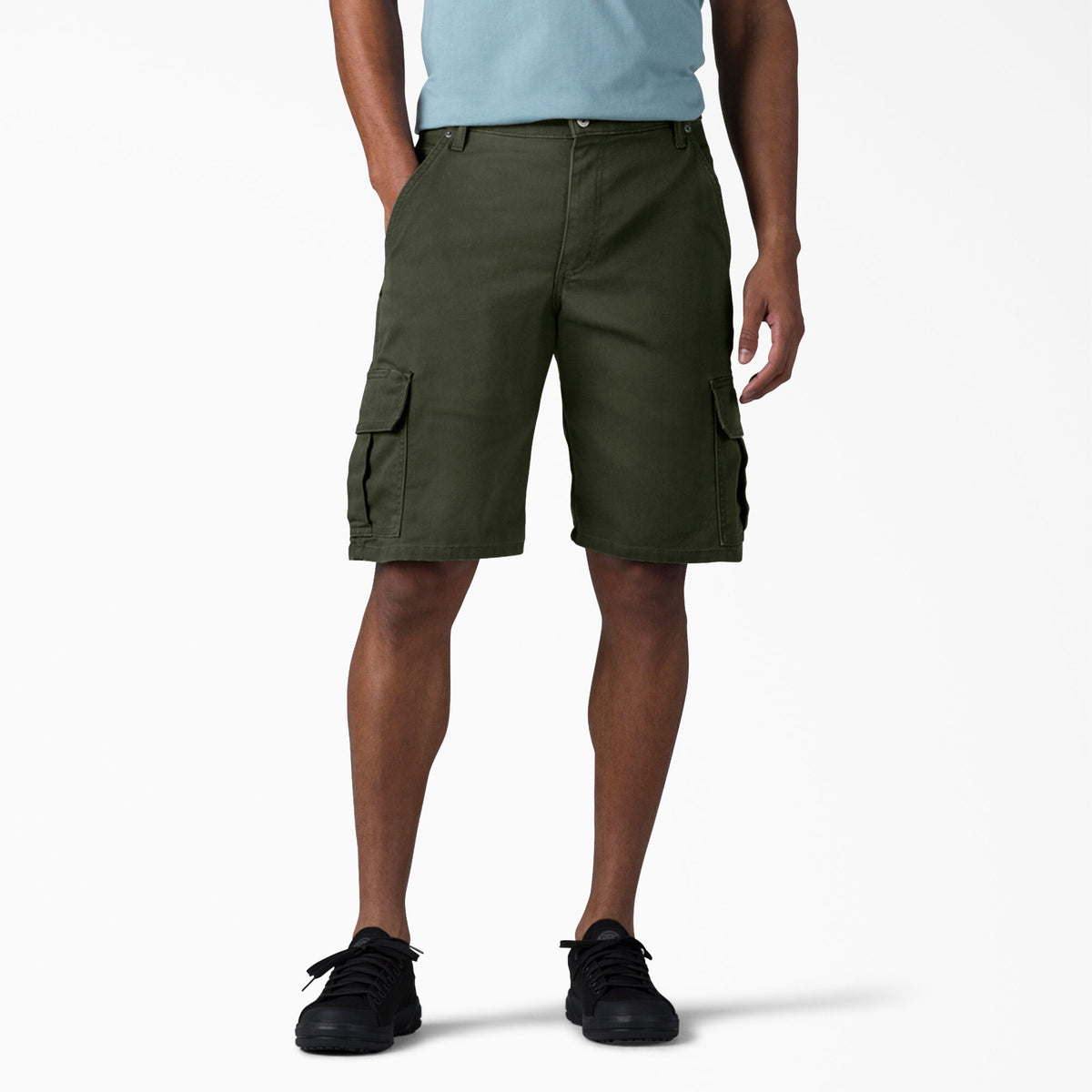Dickies Men&#39;s  Relaxed Fit 11&quot; Duck Cargo Short - Work World - Workwear, Work Boots, Safety Gear
