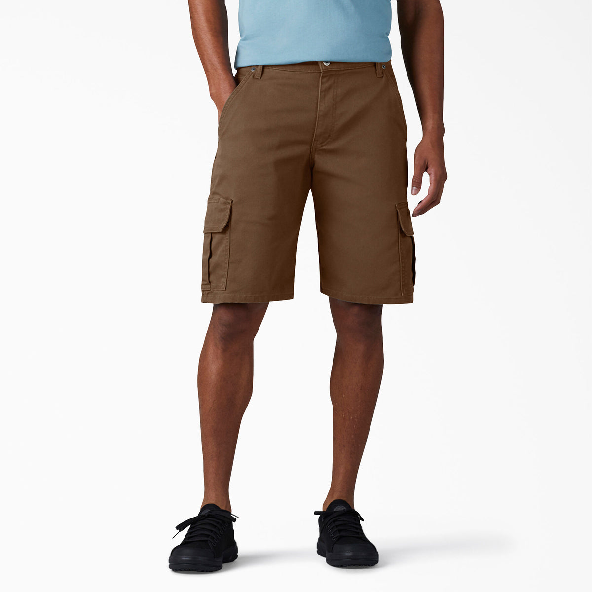 Dickies Men&#39;s FLEX Relaxed Fit 11&quot; Duck Cargo Short - Work World - Workwear, Work Boots, Safety Gear
