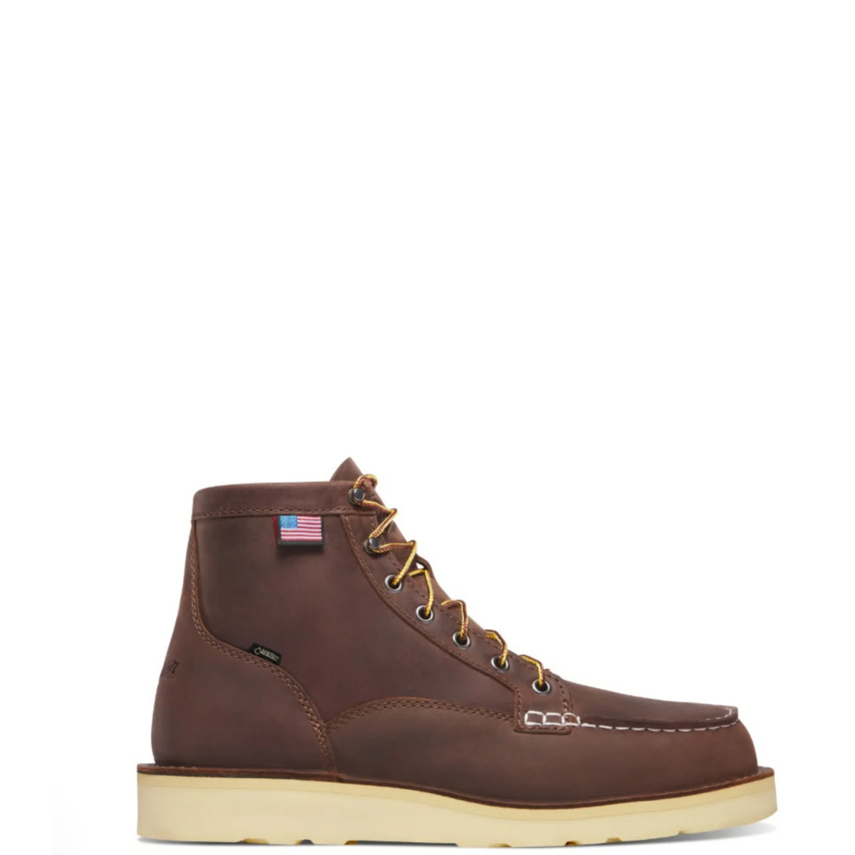 Danner Men's Bull Run 6" Waterproof EH Moc Toe Work Boot Work Boots Danner Brown 10 2E