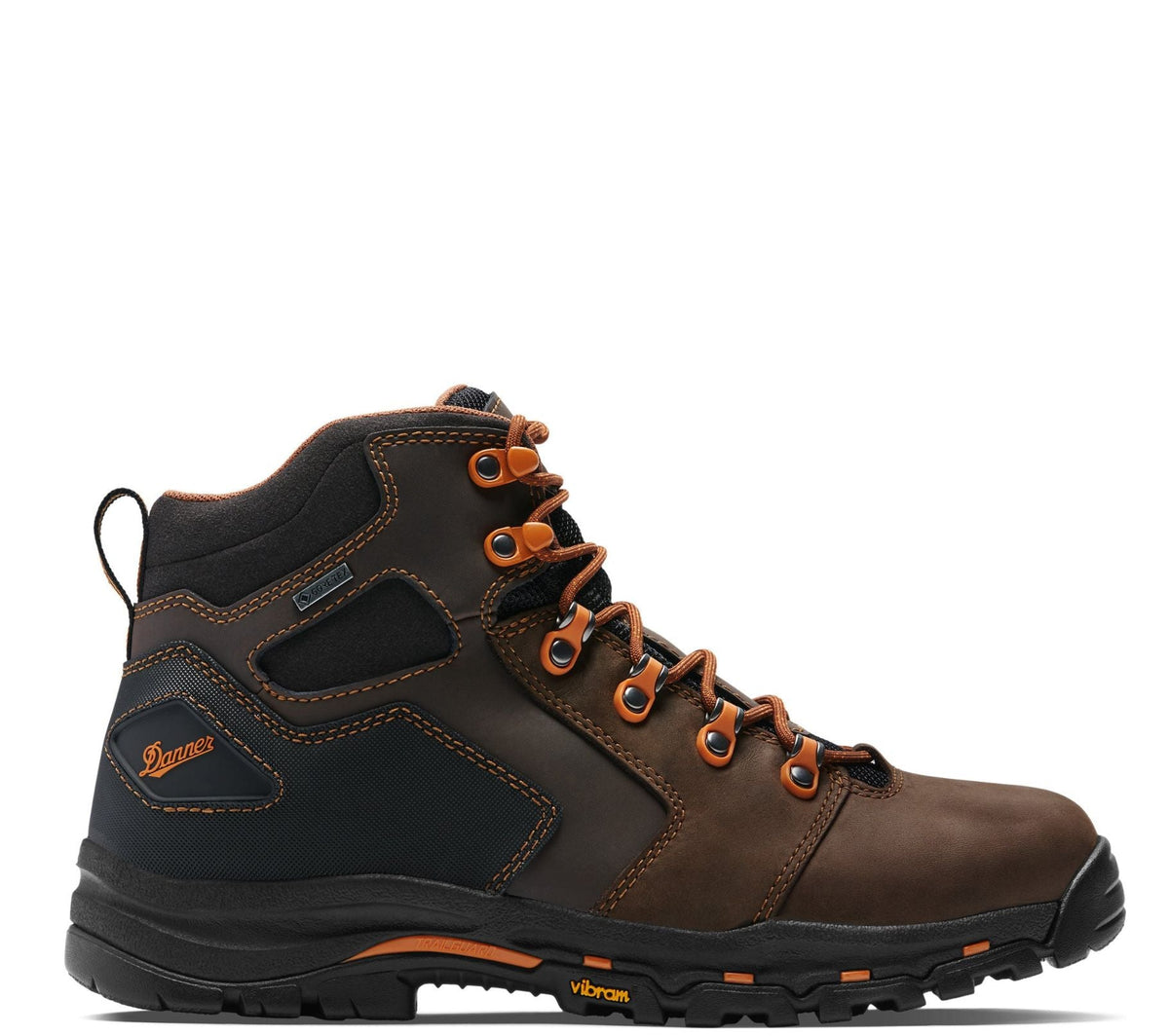 Danner Men's Vicious 4.5" Waterproof EH Soft Toe Work Boot Work Boots Danner Brown 10 2E