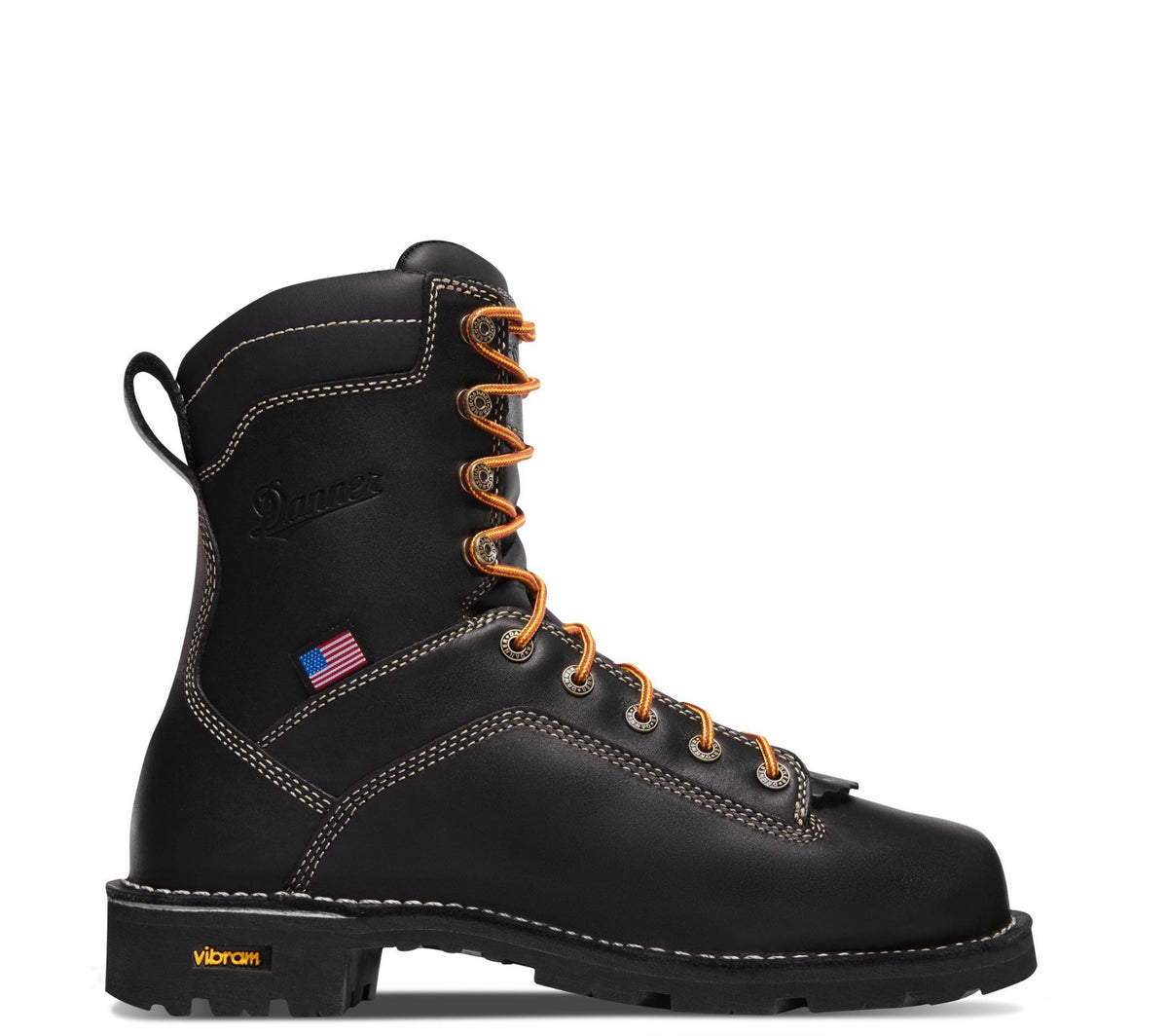 Danner Men&#39;s 8&quot; Quarry USA Waterproof EH Soft Toe Work Boot - Work World - Workwear, Work Boots, Safety Gear
