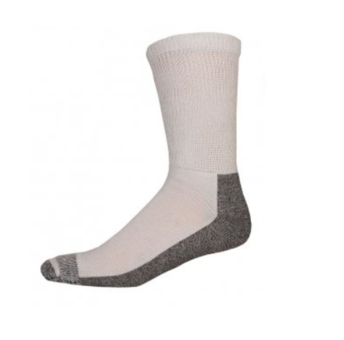 Dickies Non-Binding 2-Pack Sock Socks Dickies White/Grey OS
