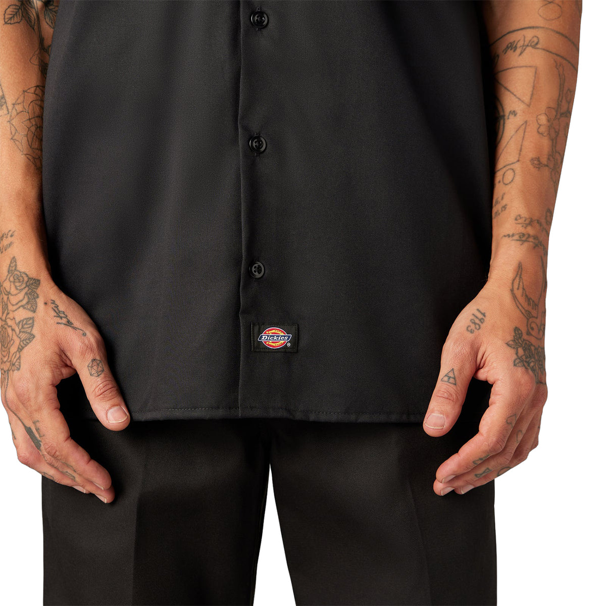 Dickies Men's FLEX Relaxed Fit Short Sleeve Work Shirt
