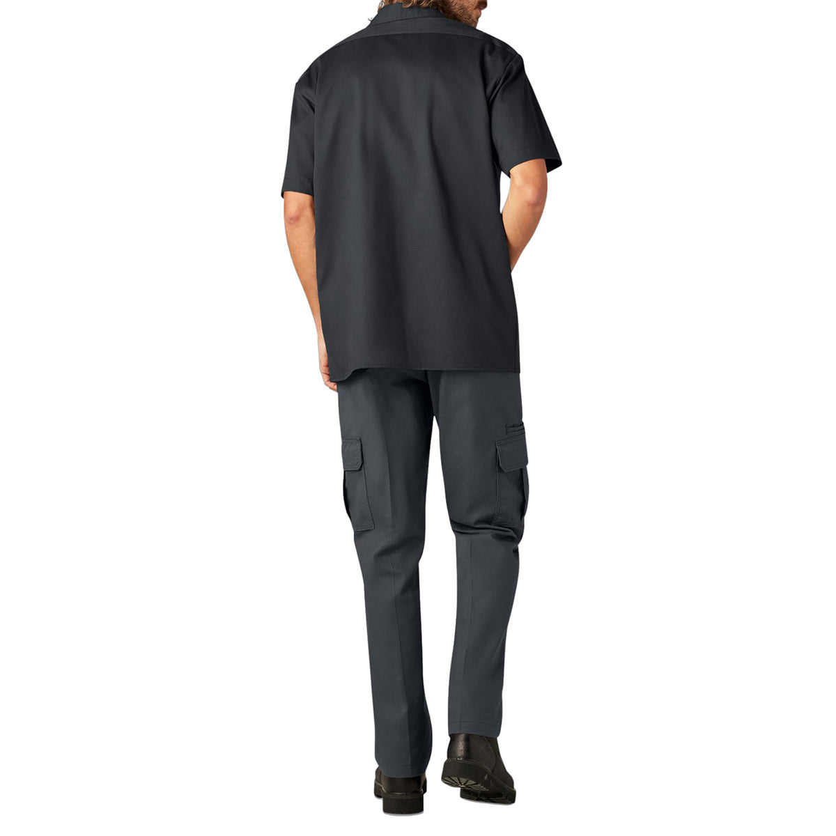 Dickies Men's FLEX Relaxed Fit Short Sleeve Work Shirt