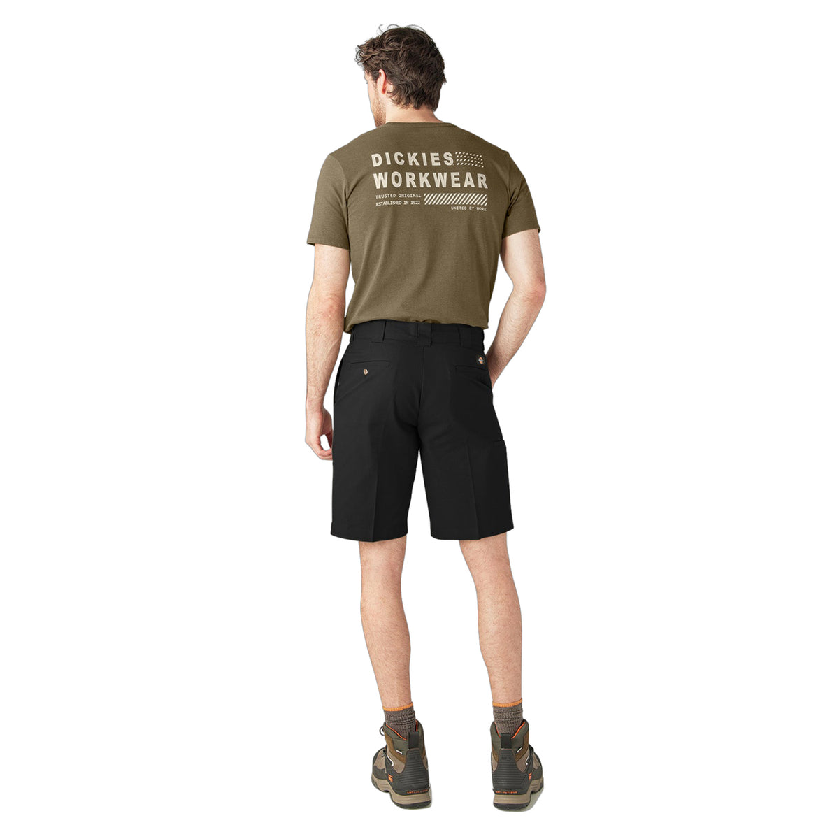 Dickies Men's FLEX Relaxed Fit Work Shorts, 11"
