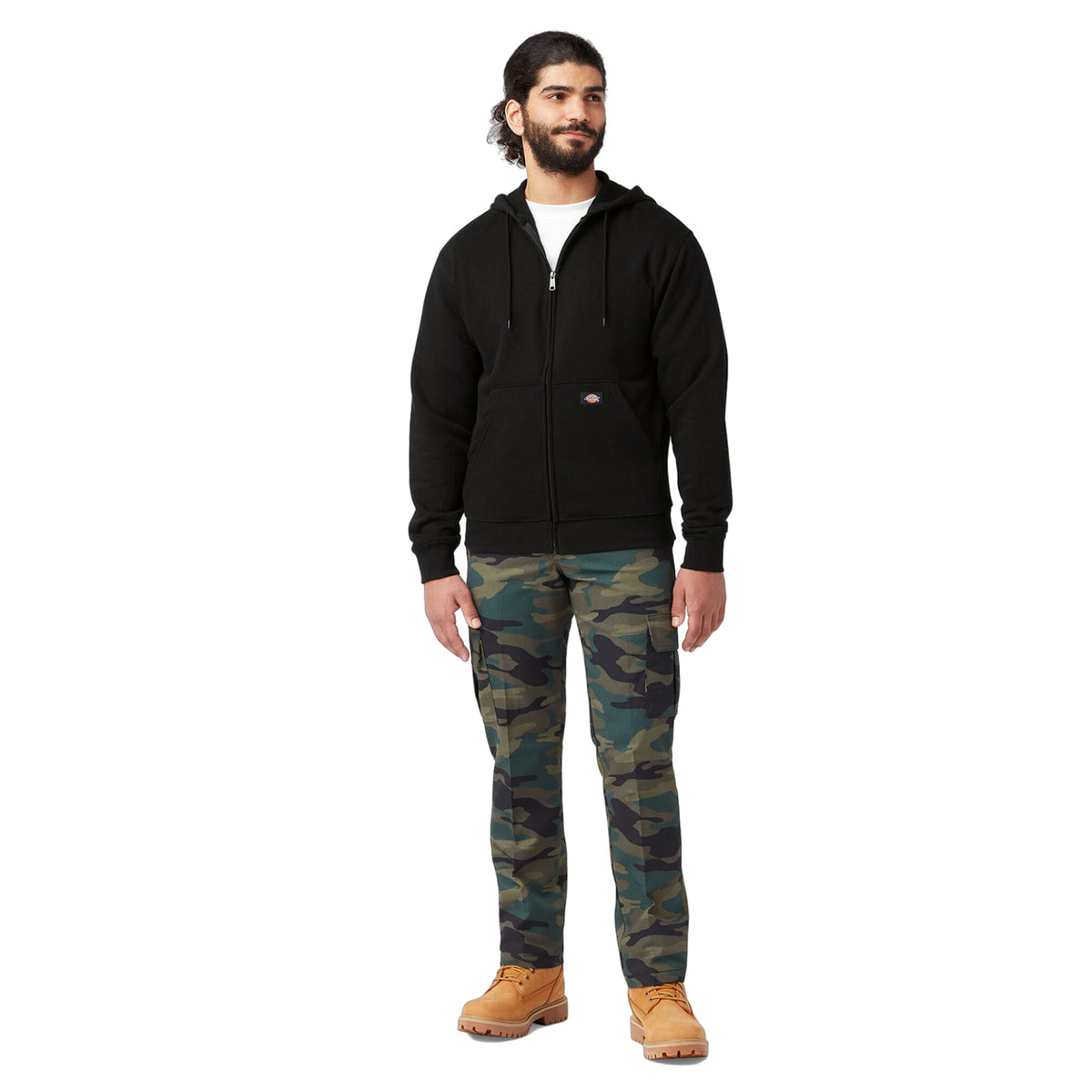 Dickies Men's Midweight Fleece Zip Hoodie