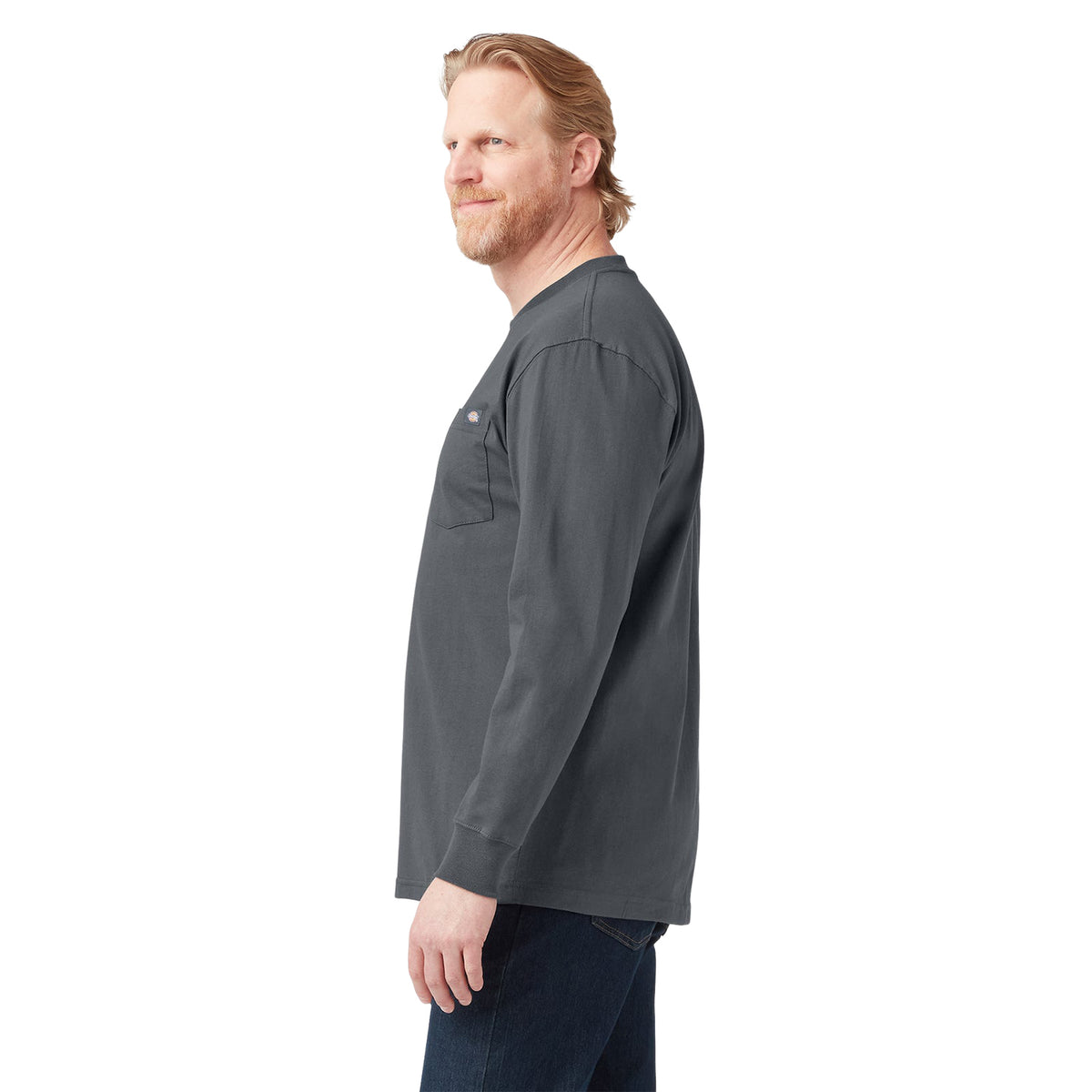 Dickies Men's Long Sleeve Heavyweight Pocket T-Shirt
