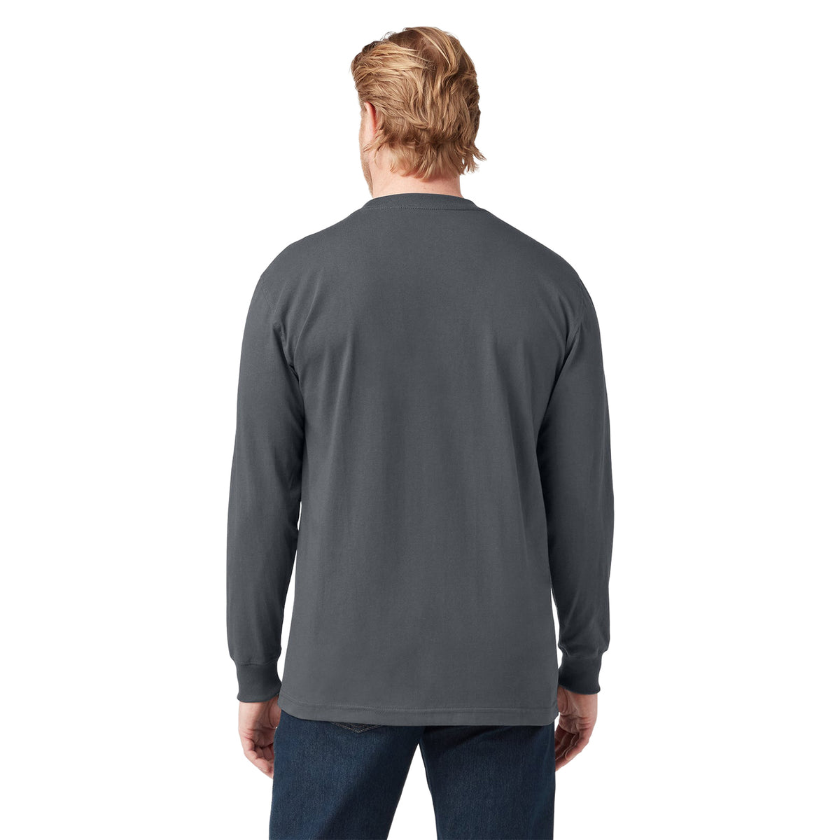 Dickies Men's Long Sleeve Heavyweight Pocket T-Shirt