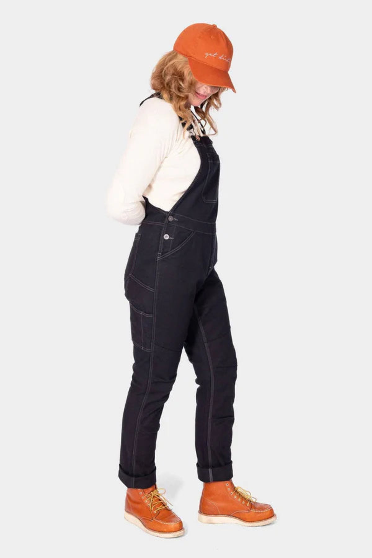 Dovetail Workwear Women's GO TO Double-Knee Stretch Canvas Bib - Work World - Workwear, Work Boots, Safety Gear