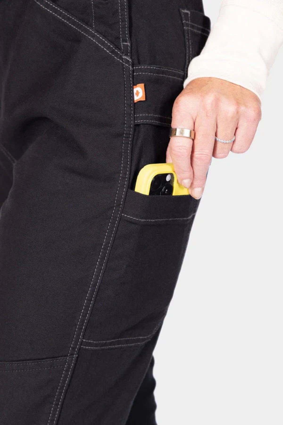 Dovetail Workwear Women's GO TO Double-Knee Stretch Canvas Bib - Work World - Workwear, Work Boots, Safety Gear