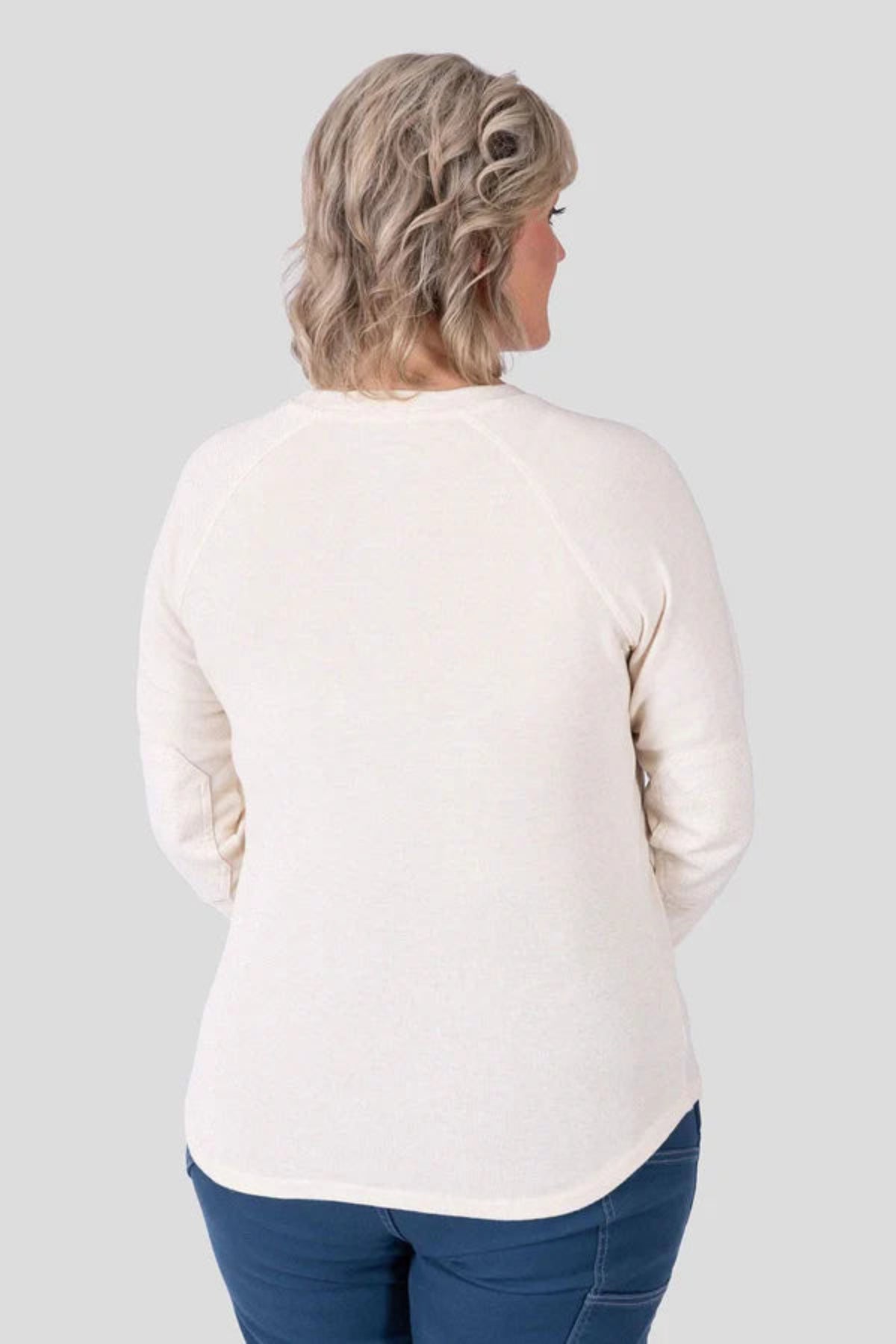 Dovetail Workwear Women's Honed Thermal Waffle Knit Long Sleeve Henley - Work World - Workwear, Work Boots, Safety Gear