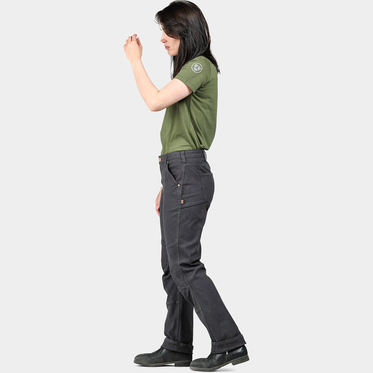 Dovetail Workwear Women&#39;s Go-To Double-Front Canvas Stretch Pant - Work World - Workwear, Work Boots, Safety Gear