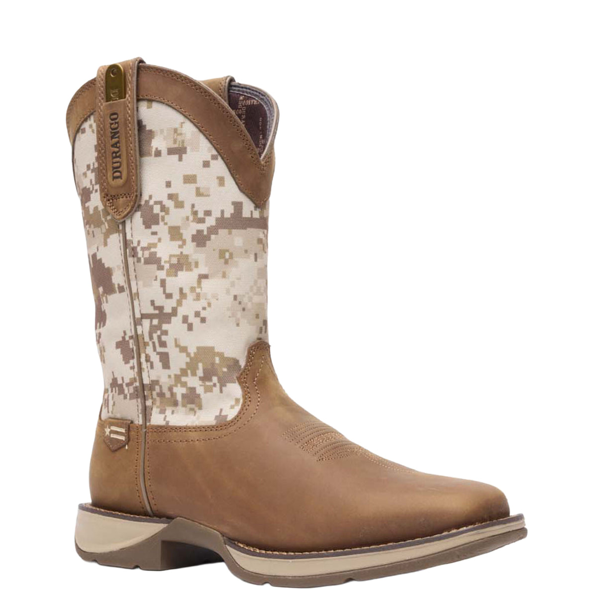 Durango Men's Rebel Desert Camo Pull-on Soft Toe Work Boot Work Boots Durango