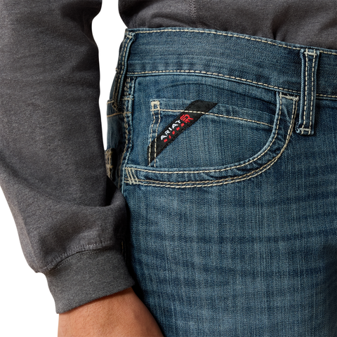 Ariat Men's FR M4 Relaxed Stretch DuraLight Boundary Boot Cut Jean - Work World - Workwear, Work Boots, Safety Gear