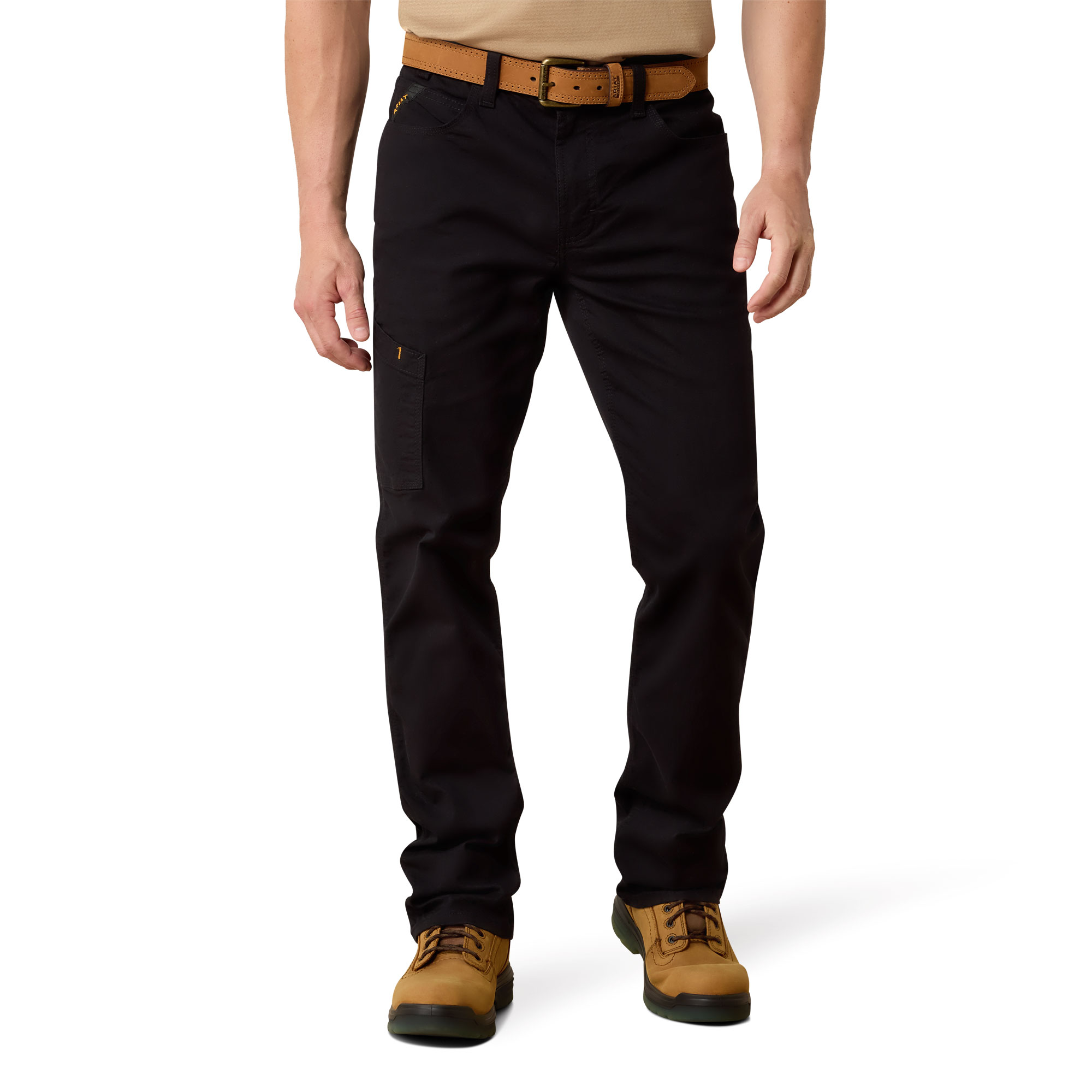 Ariat Men's Rebar M4 Relaxed DuraStretch Made Tough Straight-Leg Pant 38-32 Black Ariat Men's Rebar M4 Relaxed DuraStretch Made Tough Straight-Leg Pant 38-32 Black