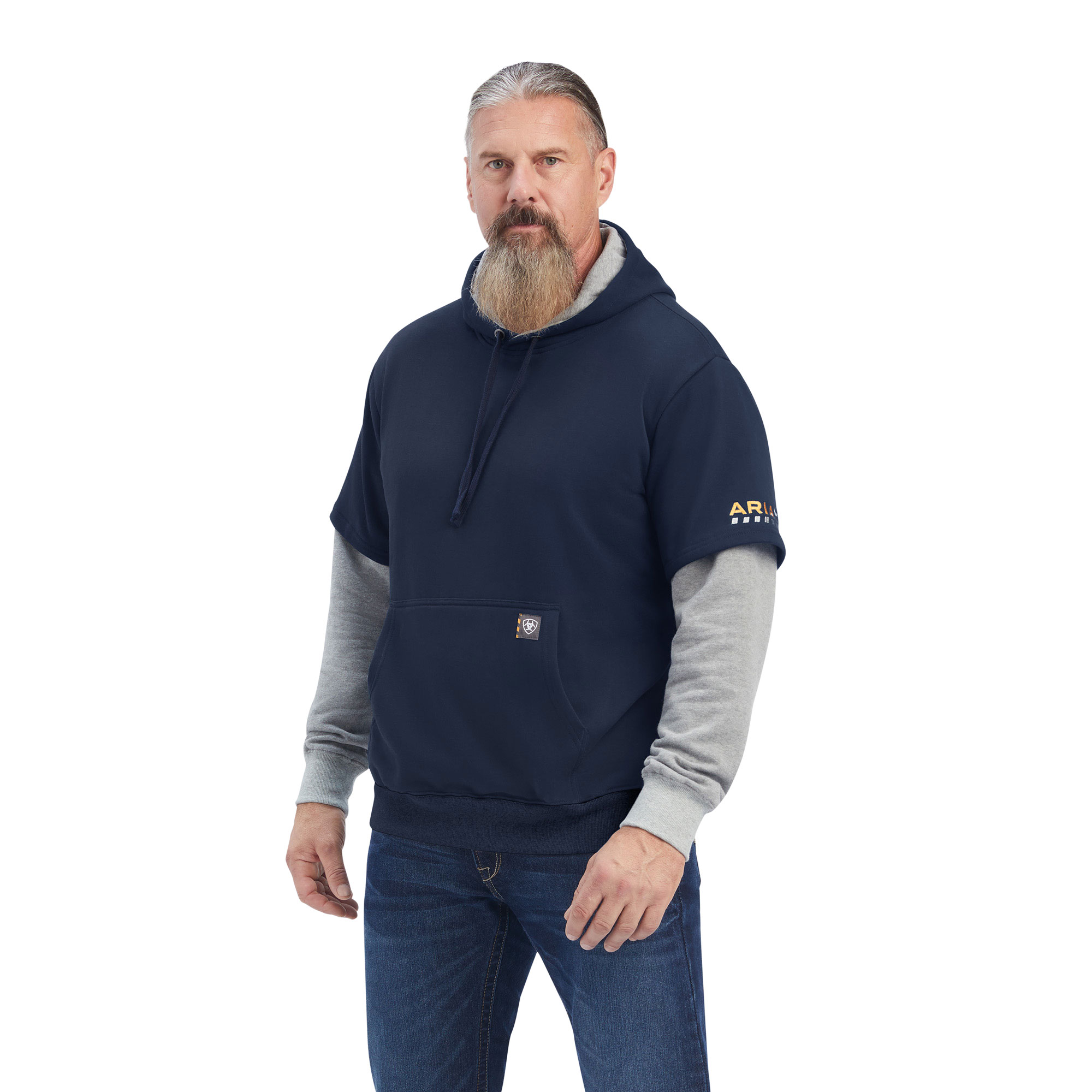 Ariat Men's Rebar Workman Dually Hooded Sweatshirt - Work World - Workwear, Work Boots, Safety Gear