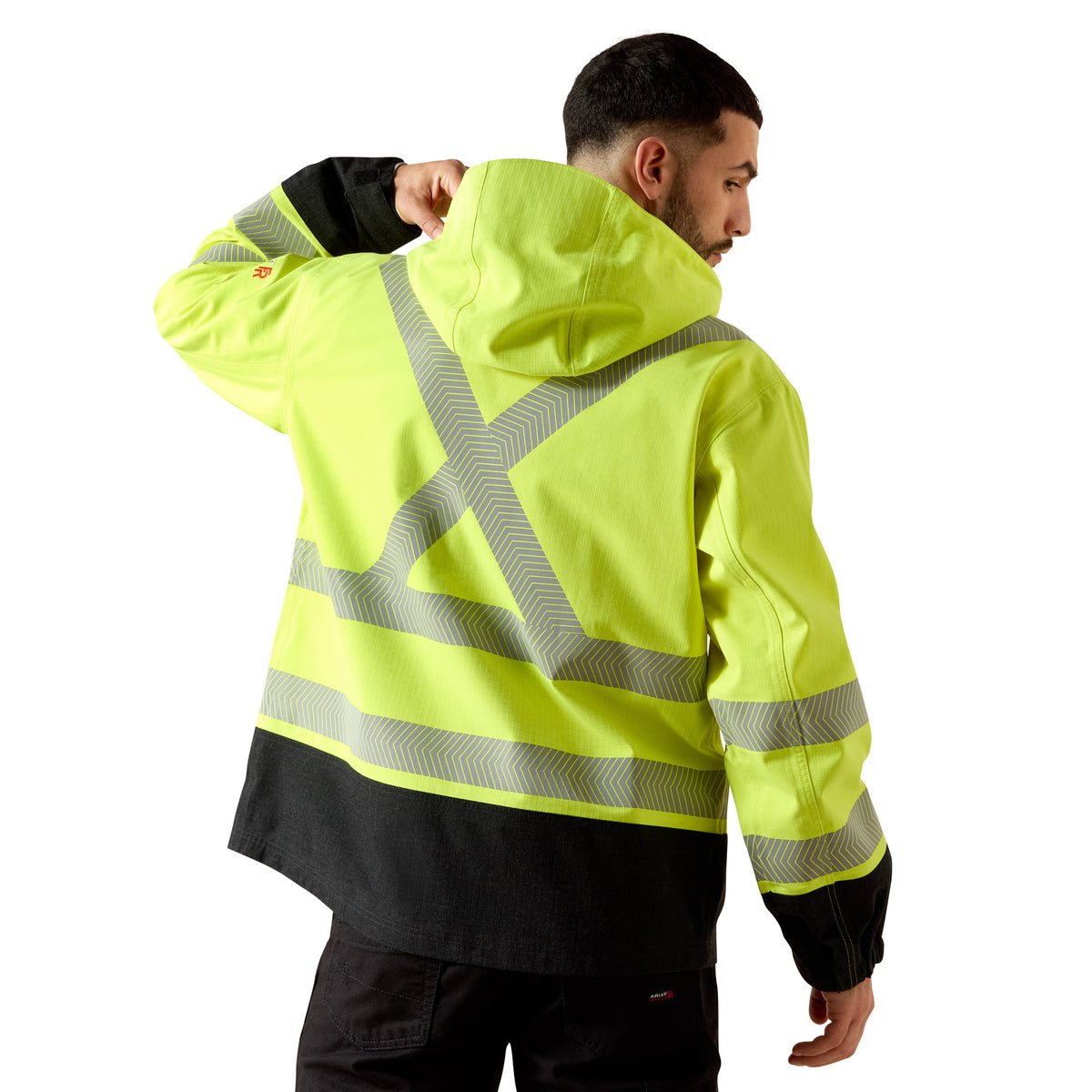 Ariat Men's FR Hi-Vis C3 Waterproof Hooded Jacket Jackets & Coats Ariat