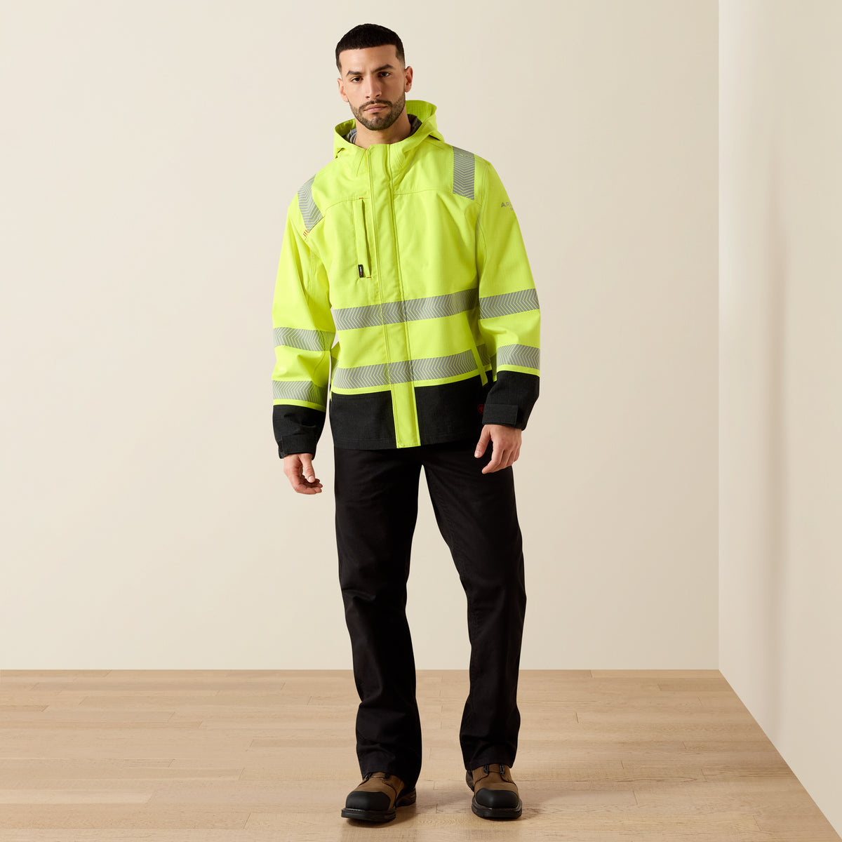 Ariat Men's FR Hi-Vis C3 Waterproof Hooded Jacket Jackets & Coats Ariat