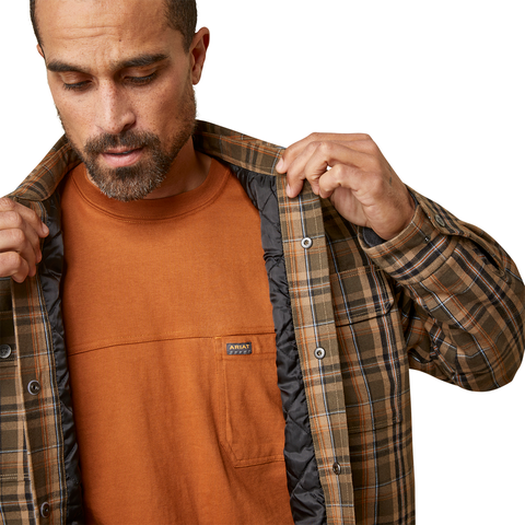 Ariat Rebar Flannel Insltd Snap-Up Shirt Jackt - Work World - Workwear, Work Boots, Safety Gear