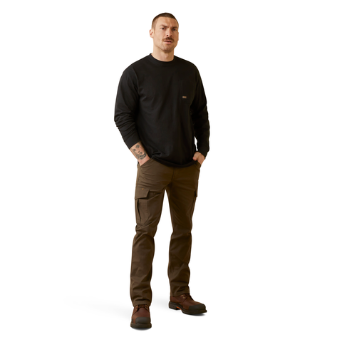Ariat Men&#39;s Rebar CottonStrong Union City Long Sleeve T-Shirt - Work World - Workwear, Work Boots, Safety Gear