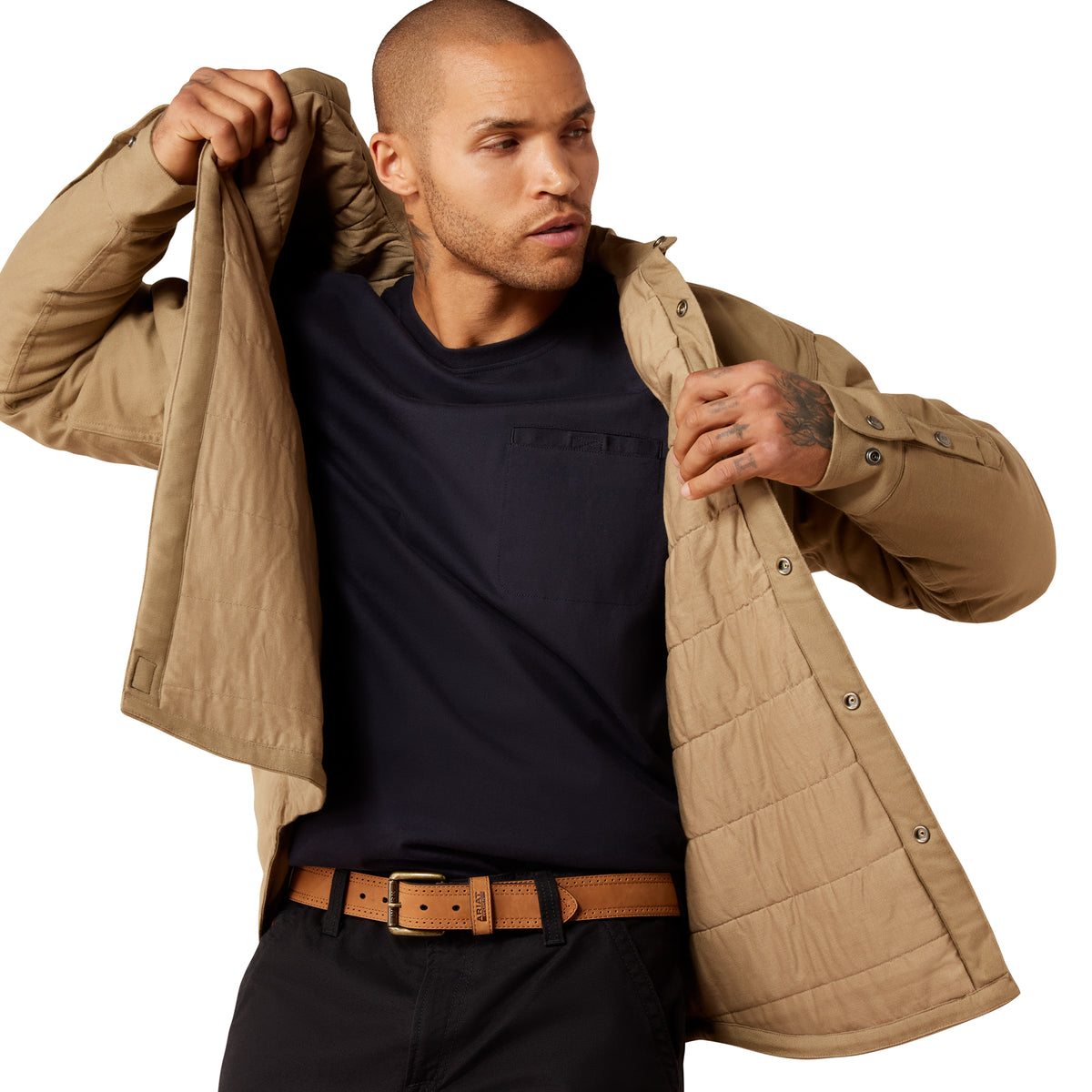 Ariat Men's FR Flannel Insulated Shirt Jacket Jackets & Coats Ariat