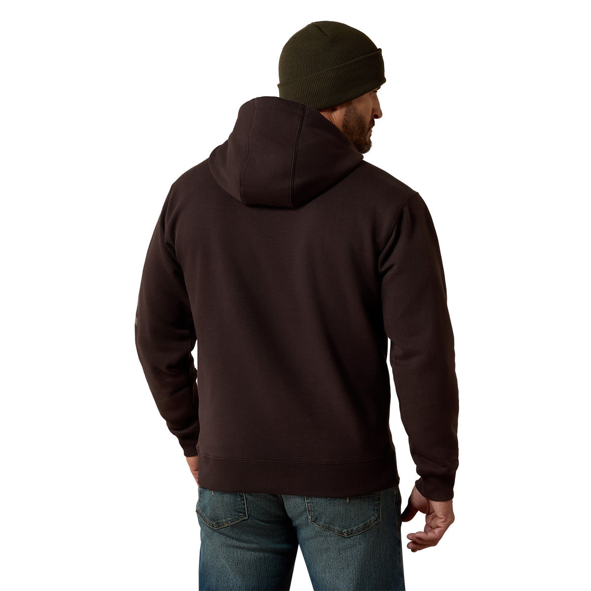 Ariat Men's Rebar Lightweight Logo Sleeve Hoodie