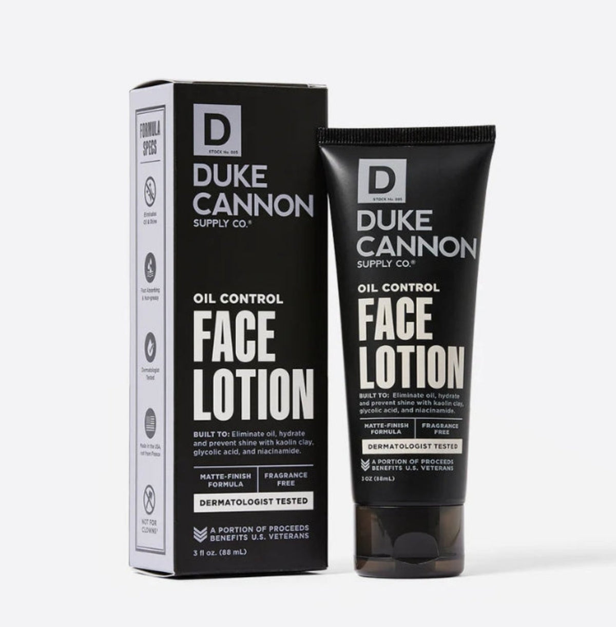 Duke Cannon Oil Control Face Lotion - Work World - Workwear, Work Boots, Safety Gear
