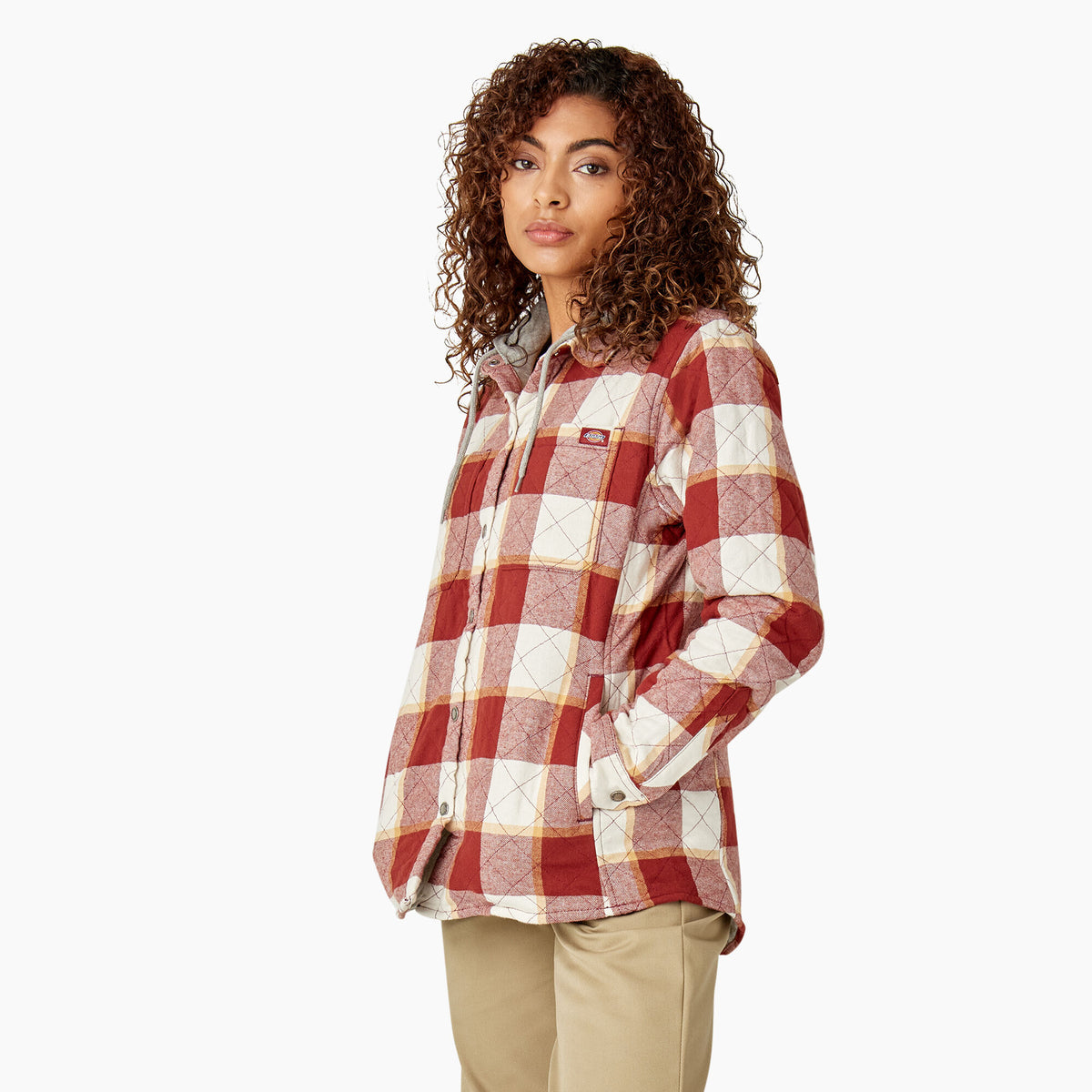 Dickies Women&#39;s Hood Flannel Shirt Jacket - Work World - Workwear, Work Boots, Safety Gear