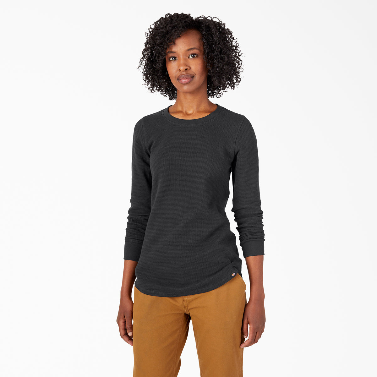 Dickies Women&#39;s Long Sleeve Crew Neck Thermal Shirt - Work World - Workwear, Work Boots, Safety Gear