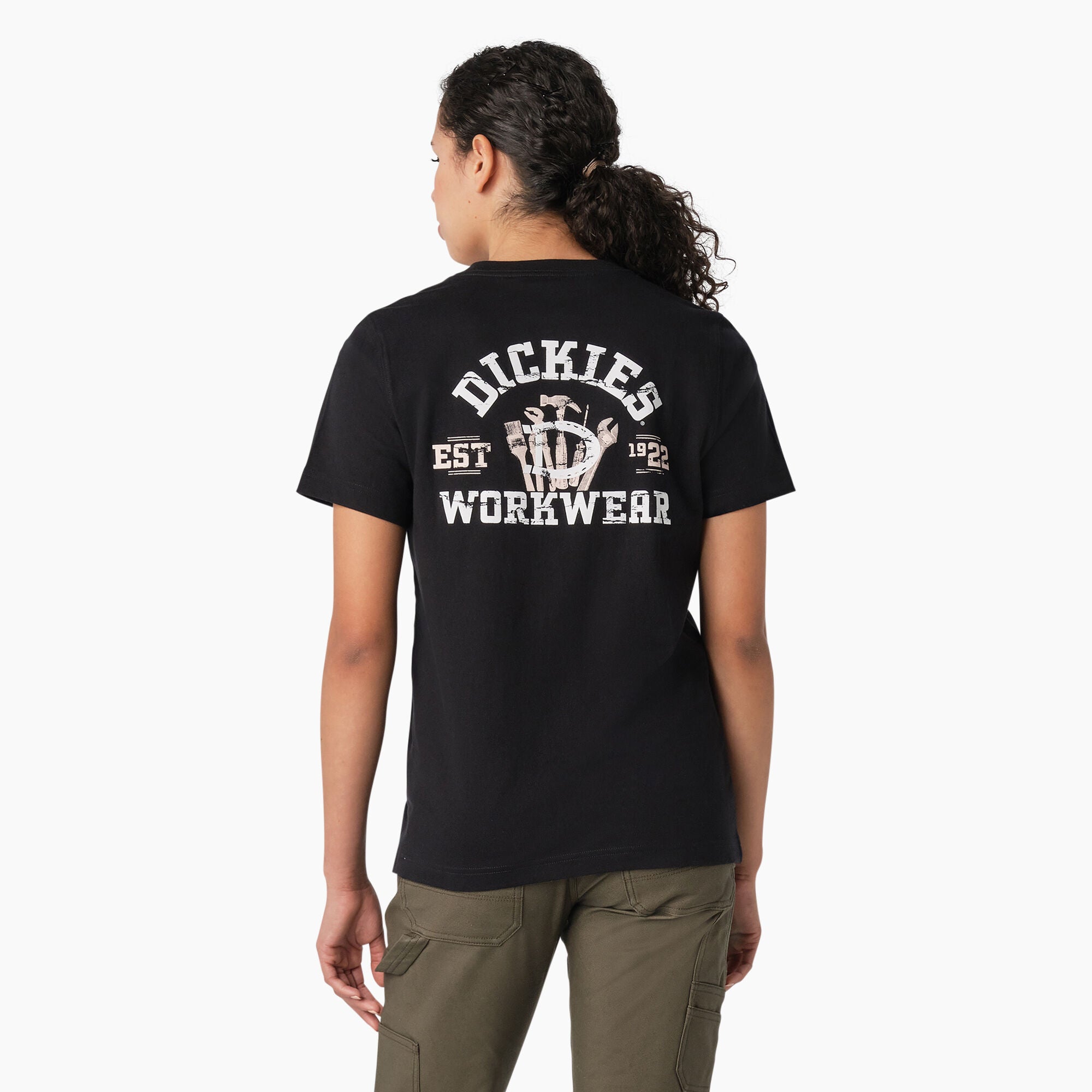 Dickies Women's Heavyweight Workwear Short Sleeve Graphic T-Shirt - Work World - Workwear, Work Boots, Safety Gear