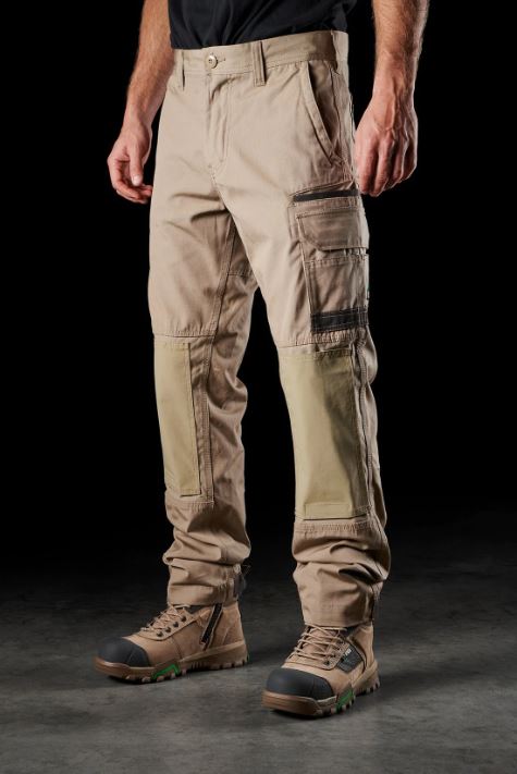 FXD Men's WP-1 Dura500 Work Pant Pants FXD Khaki 28 30 Inseam