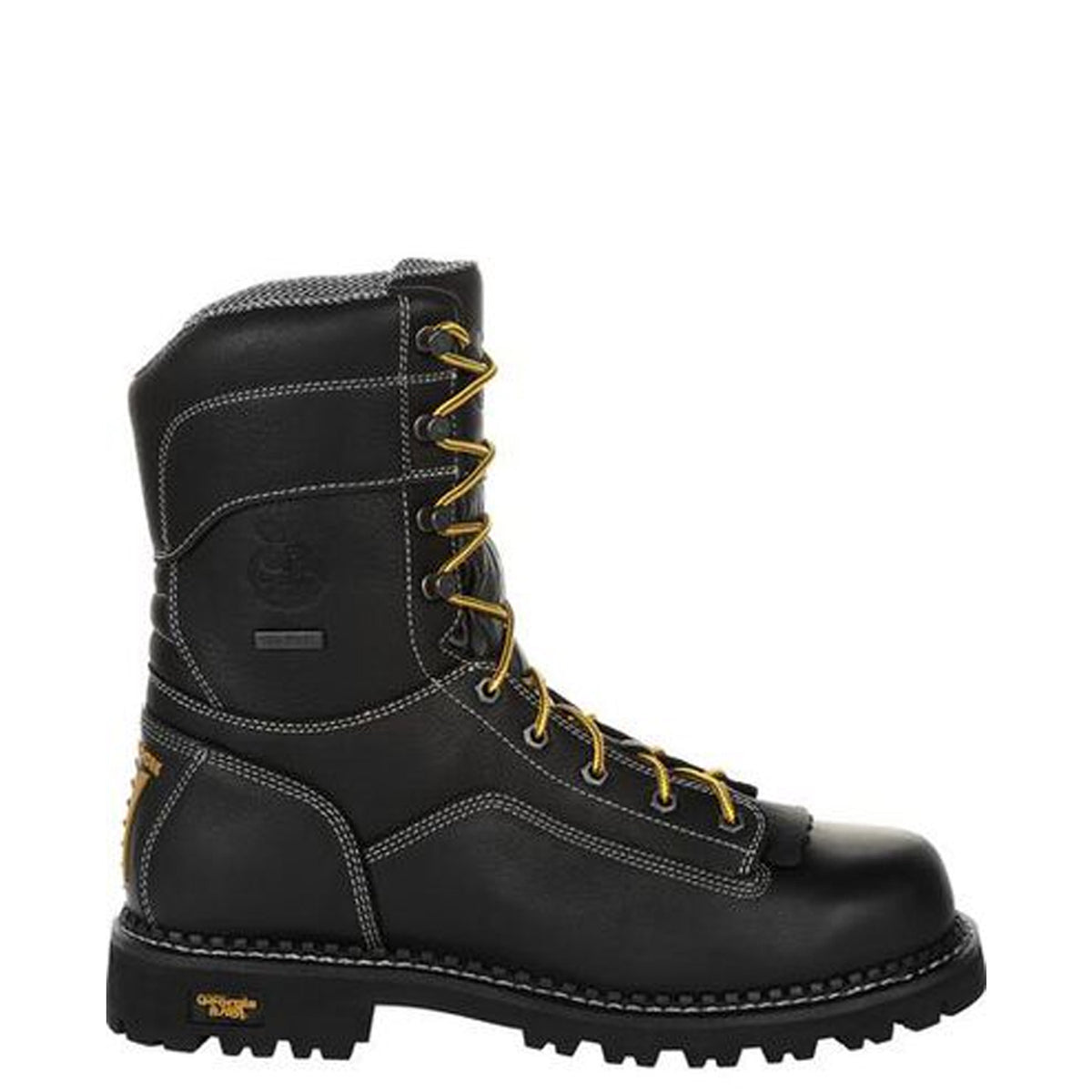 Georgia Boot Men&#39;s 9&quot; AMP LT Waterproof EH Soft Toe Low Heel Logger Boot - Work World - Workwear, Work Boots, Safety Gear