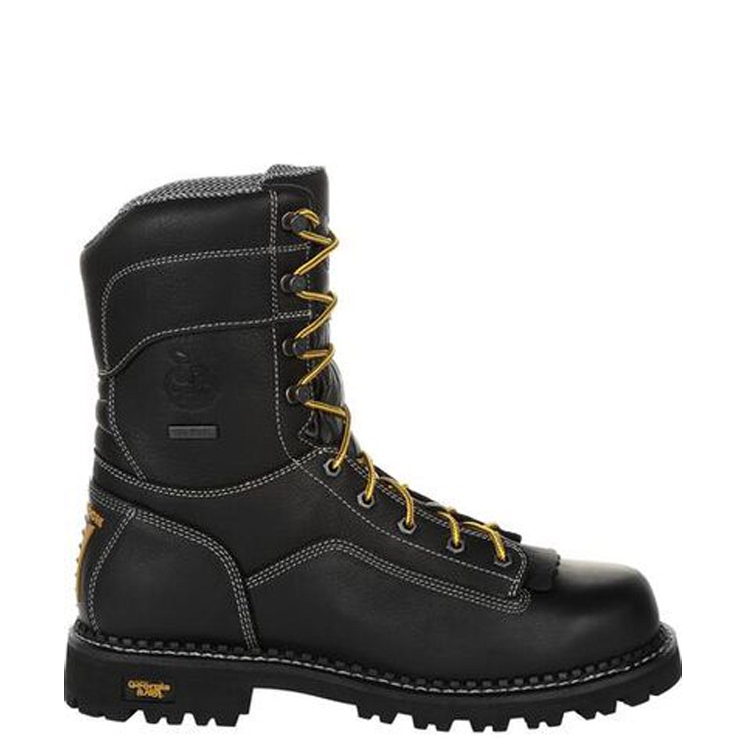Georgia Boot Men's 9" AMP LT Waterproof EH Low Heel Comp Toe Logger Boot - Work World - Workwear, Work Boots, Safety Gear